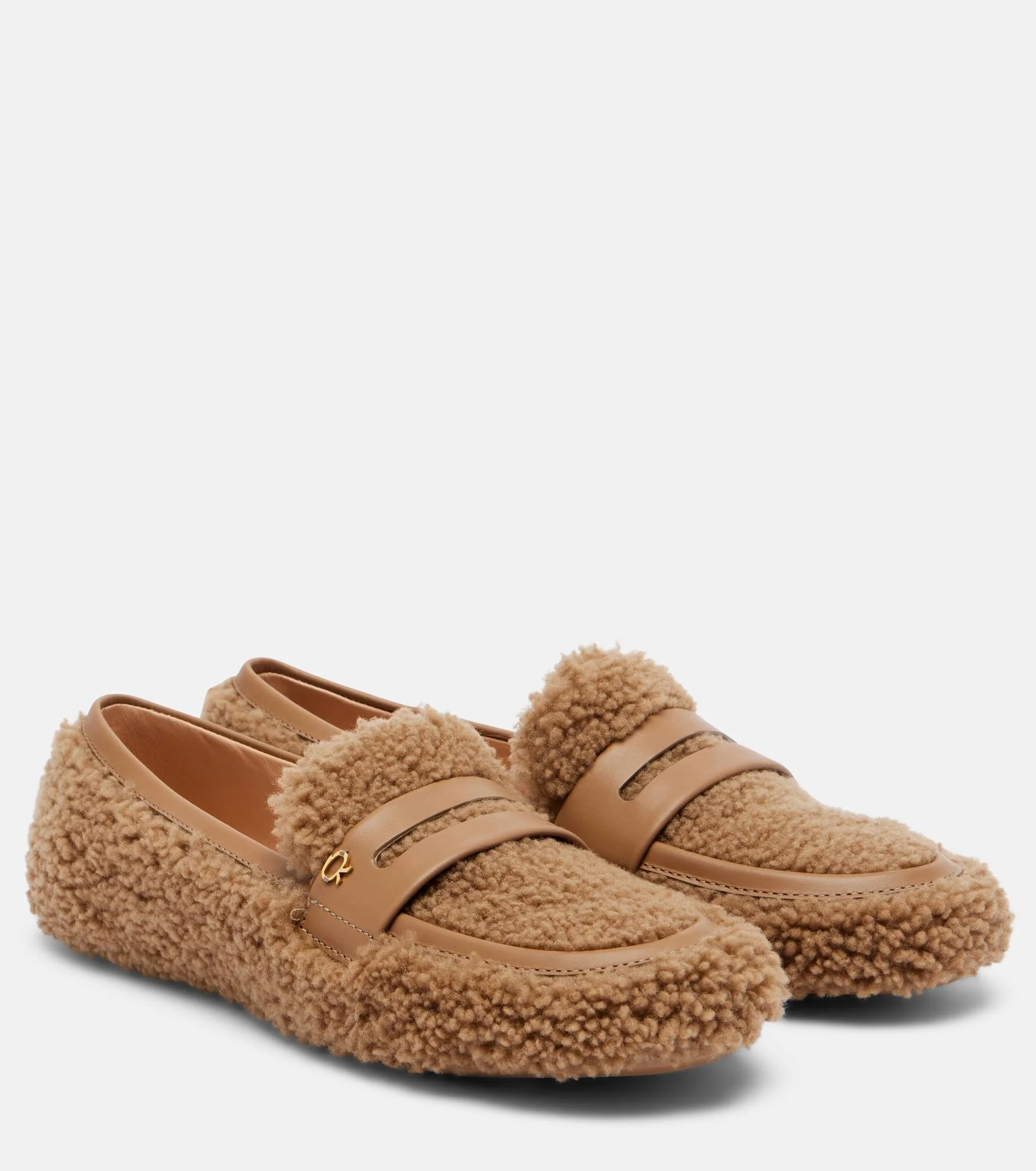 Shearling loafers - 1