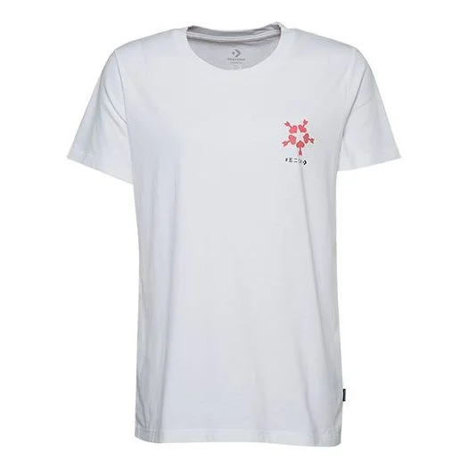 (WMNS) Converse GRAPHIC TEE Sports Short Sleeve White 10018143-A01 - 1