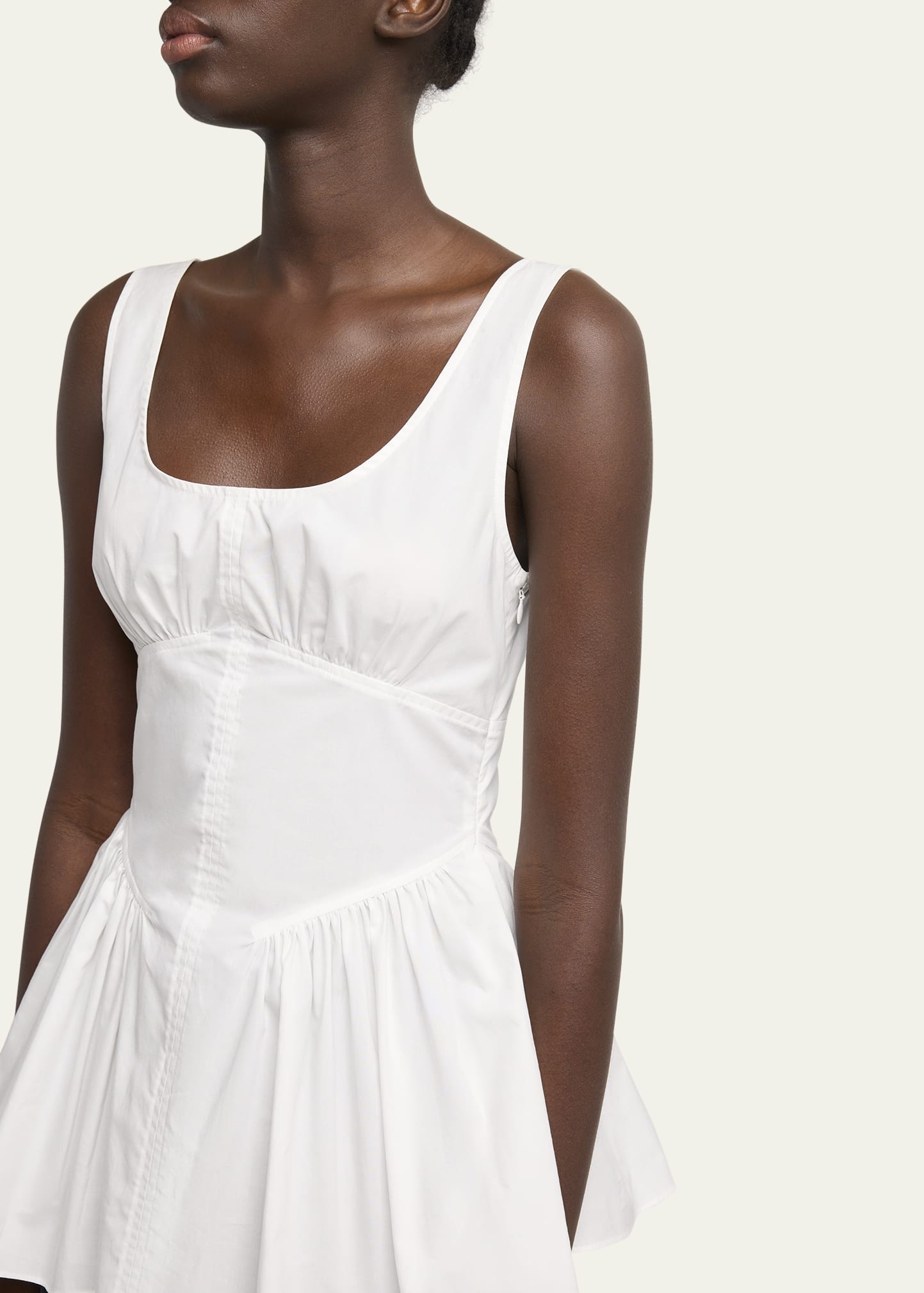 Bader Sleeveless Stretch Poplin Top - 5