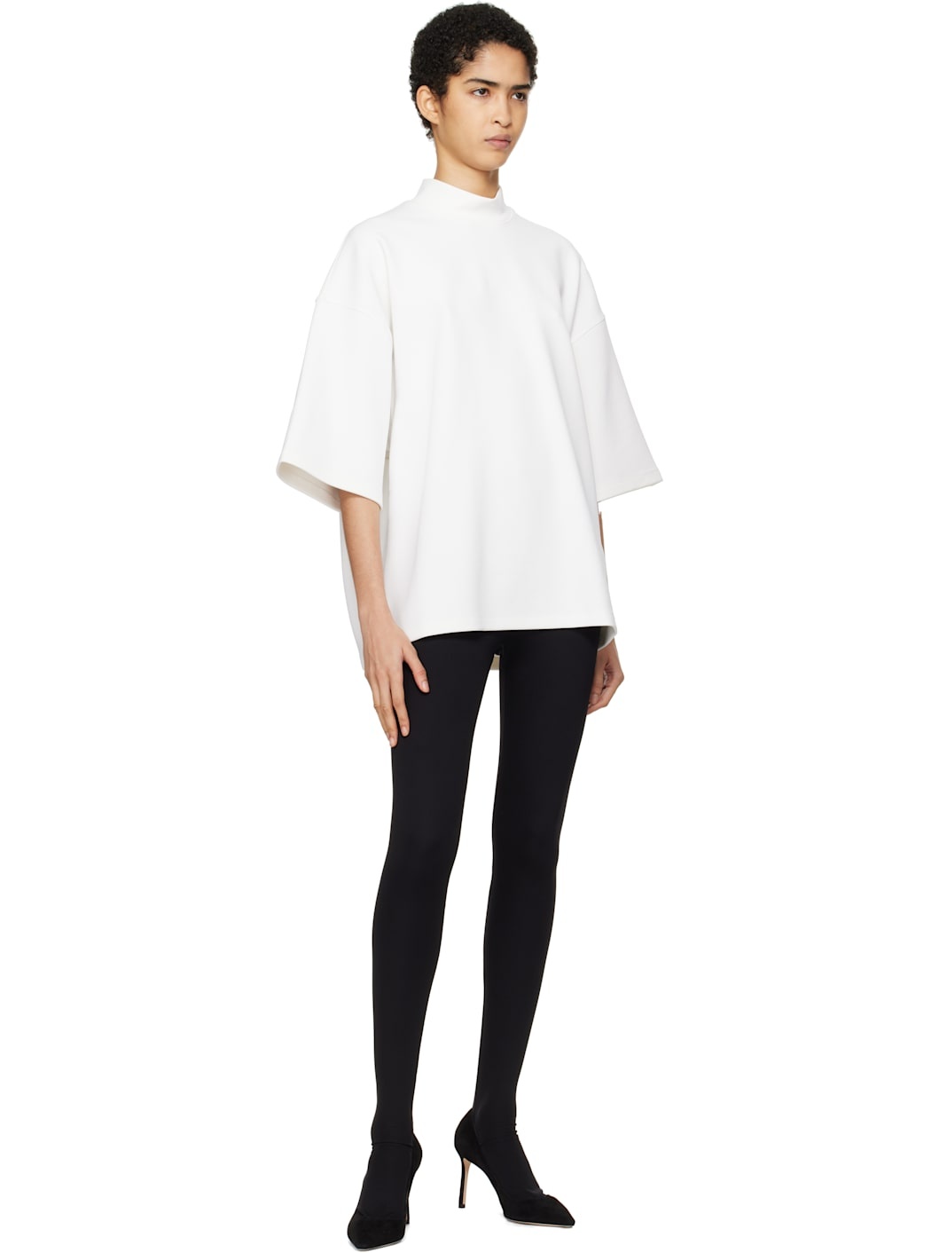 ST. AGNI Off-White Petit Arc Bag | REVERSIBLE