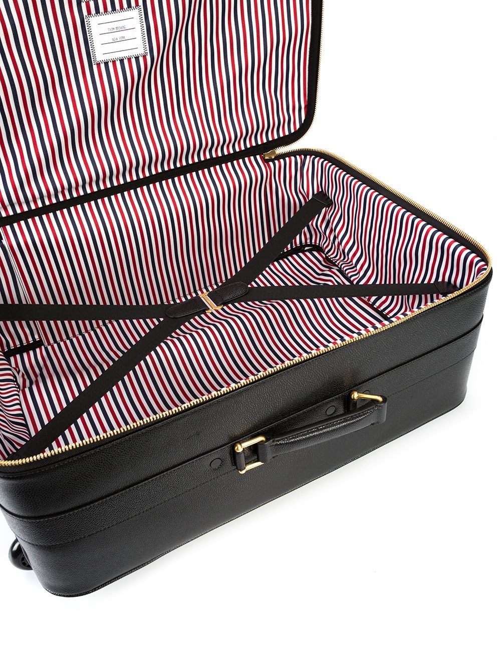 Striped Leather Check-In Soft Case - 5