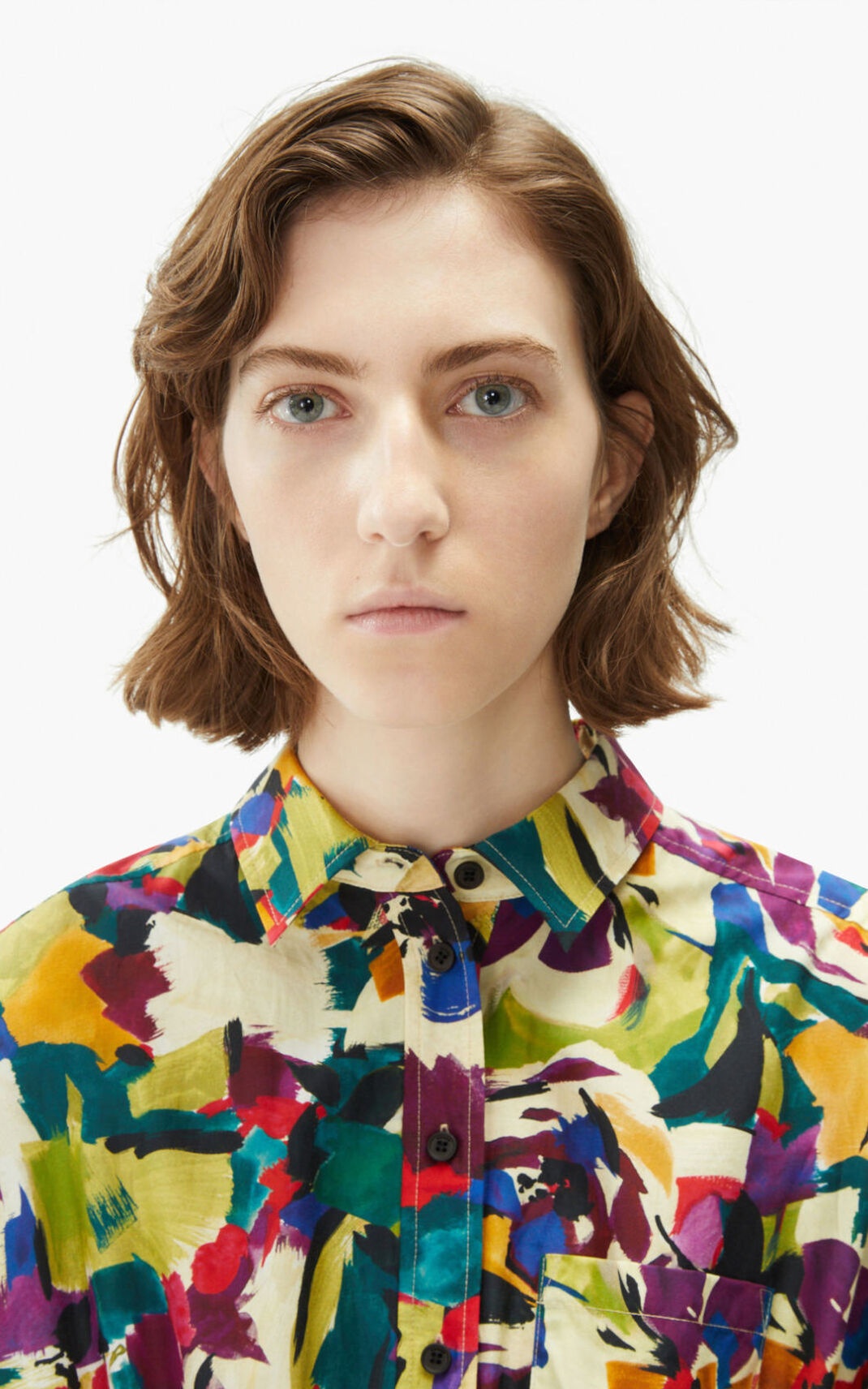 'Archive Floral' shirt dress - 5