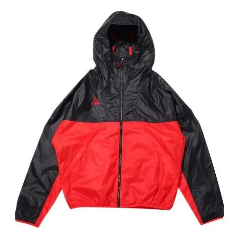 Men's Nike ACG Sports Hooded Jacket Black Red CK7239-657 - 1