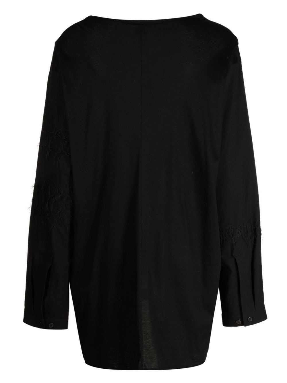 round-neck lyocell-blend sweatshirt - 2