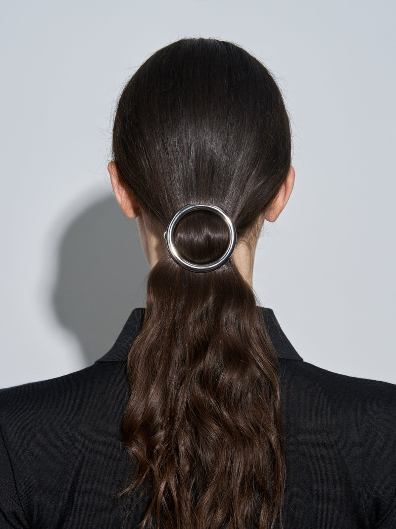 Aeyde Honor Palladium-Plated Hair Clip outlook