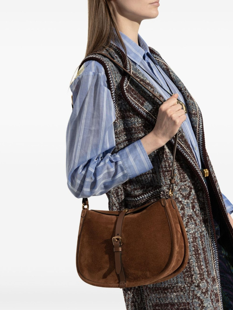 Etro suede saddle crossbody bag outlook