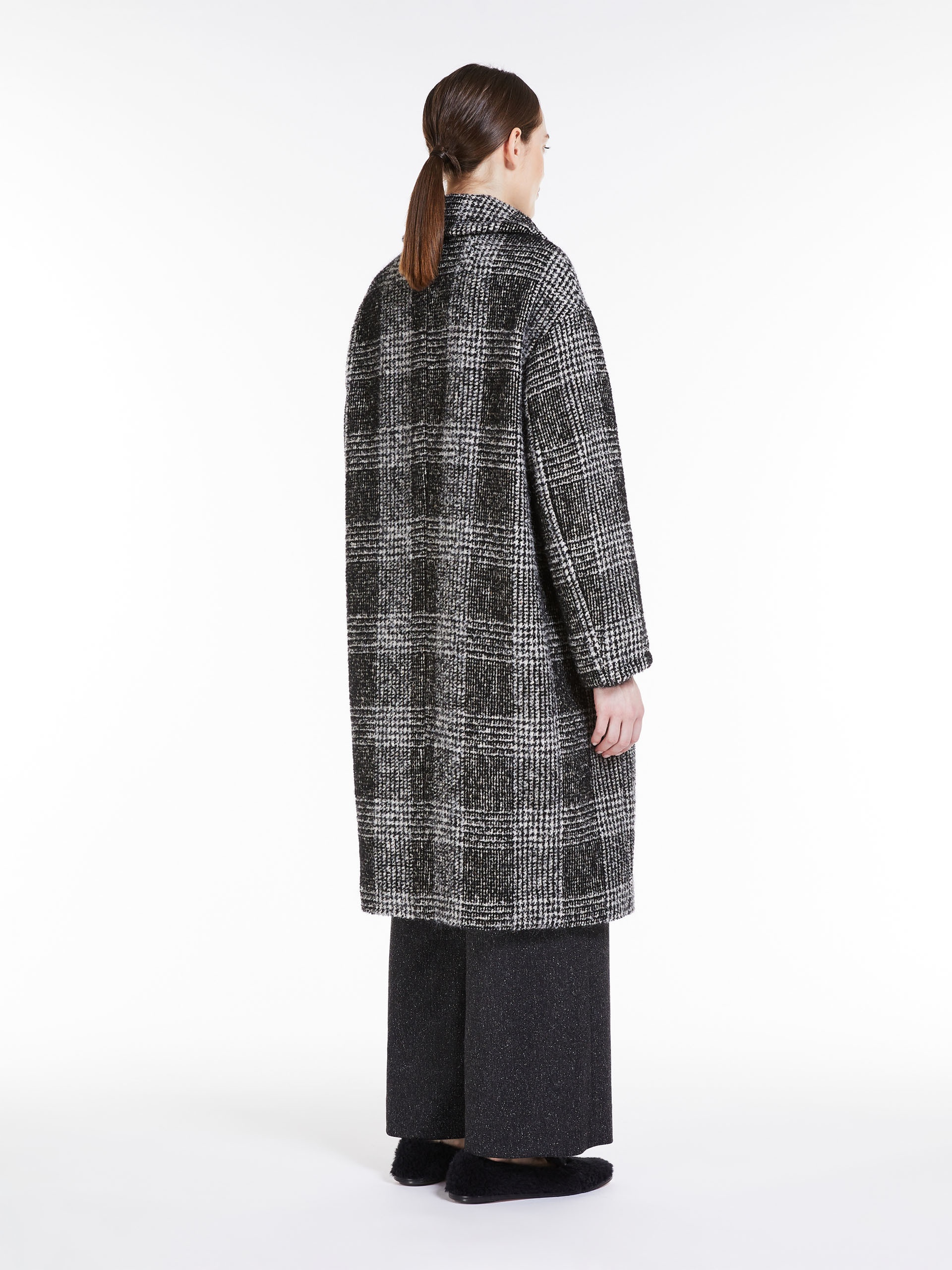 Reversible Platinum Mohair Jacket