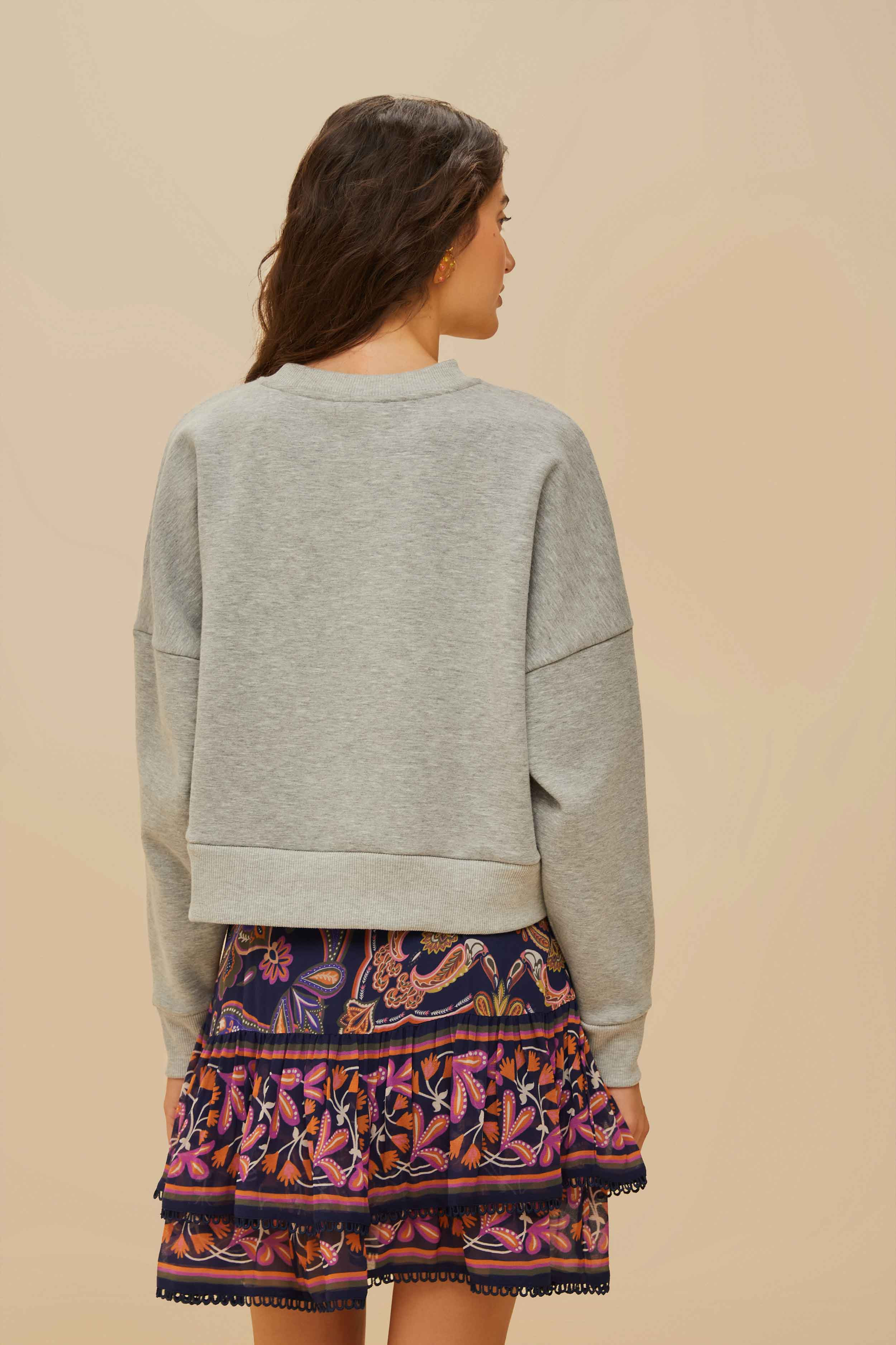 Farm Rio Flowers Pullover - 3