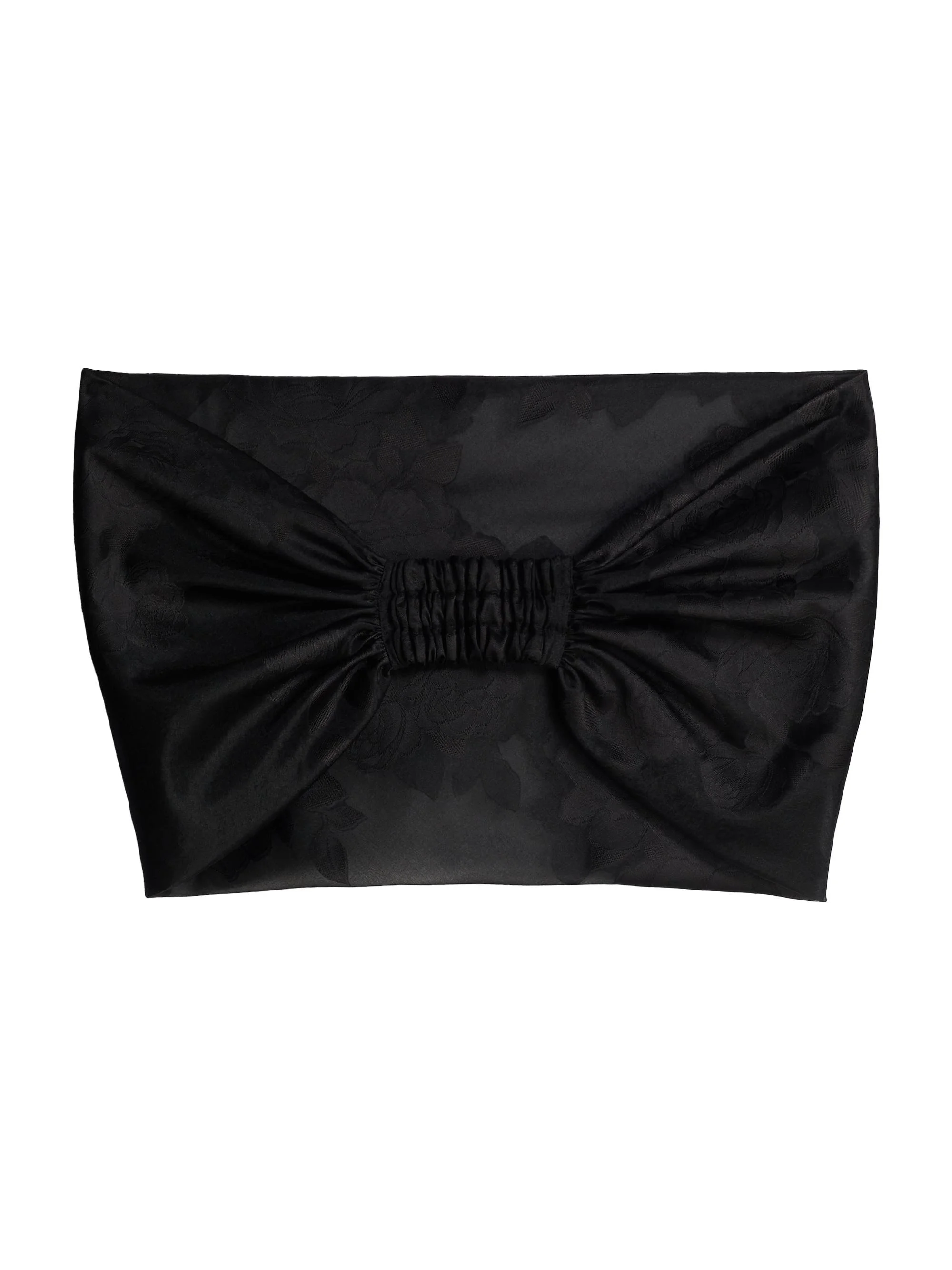 Women's Floral Fil Coupe Cocoon Bolero - Black - 1