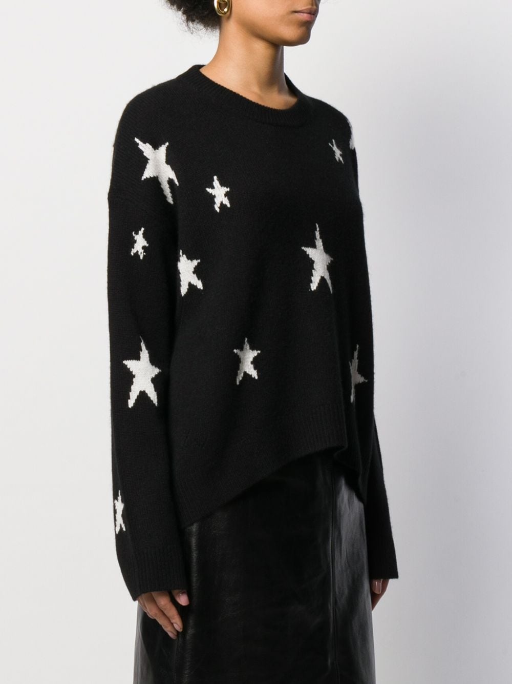 star print sweater - 3