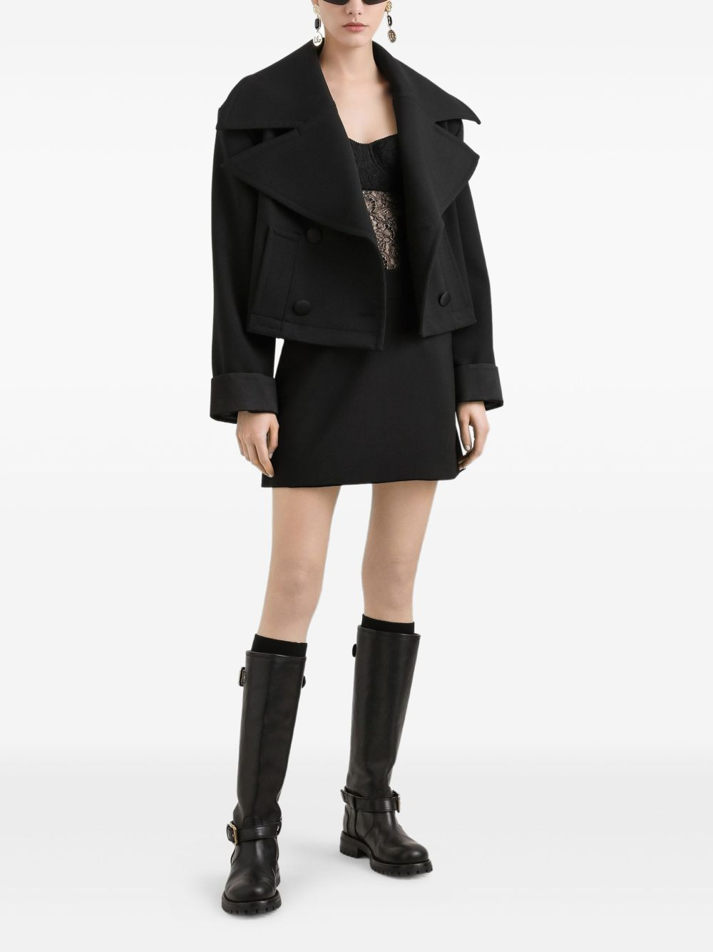 pocket-detail mini skirt - 2