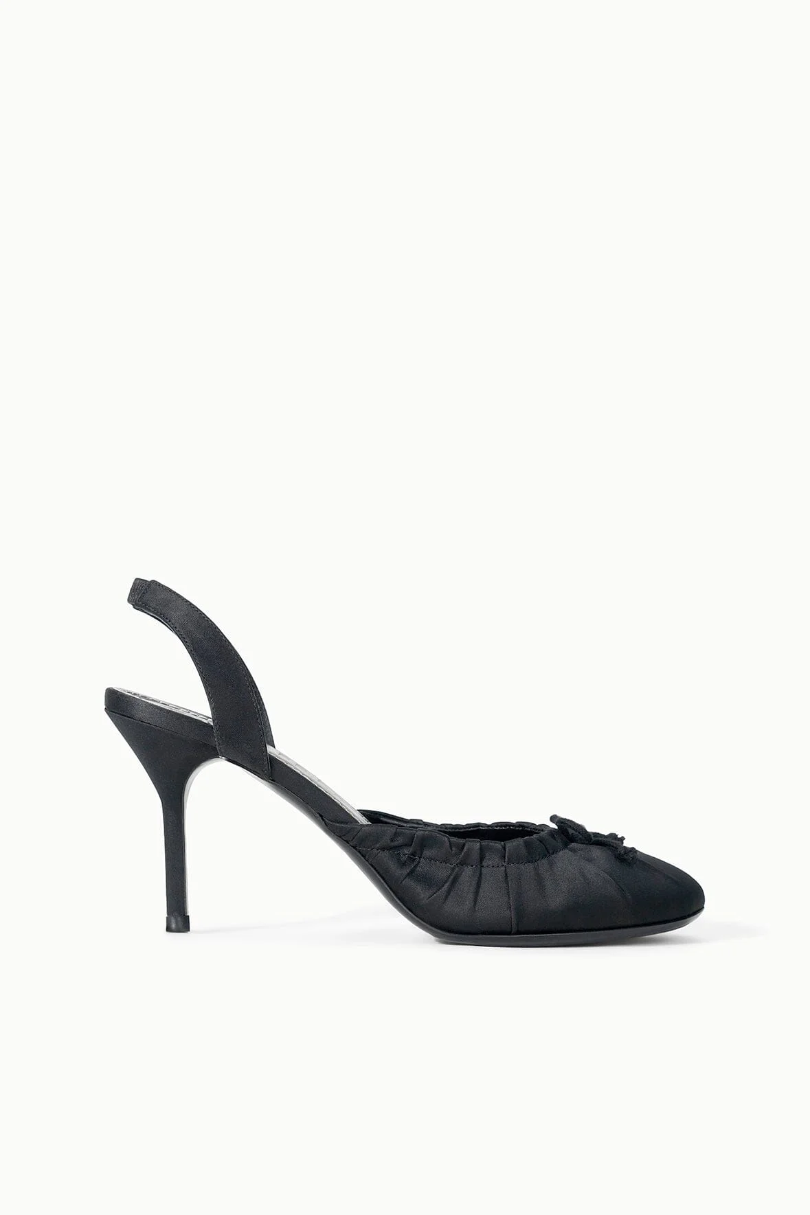 STAUD ALBA SLINGBACK HIGH HEEL BLACK - 1