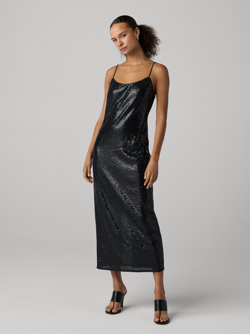 Jane Sequin Slip Dress 1