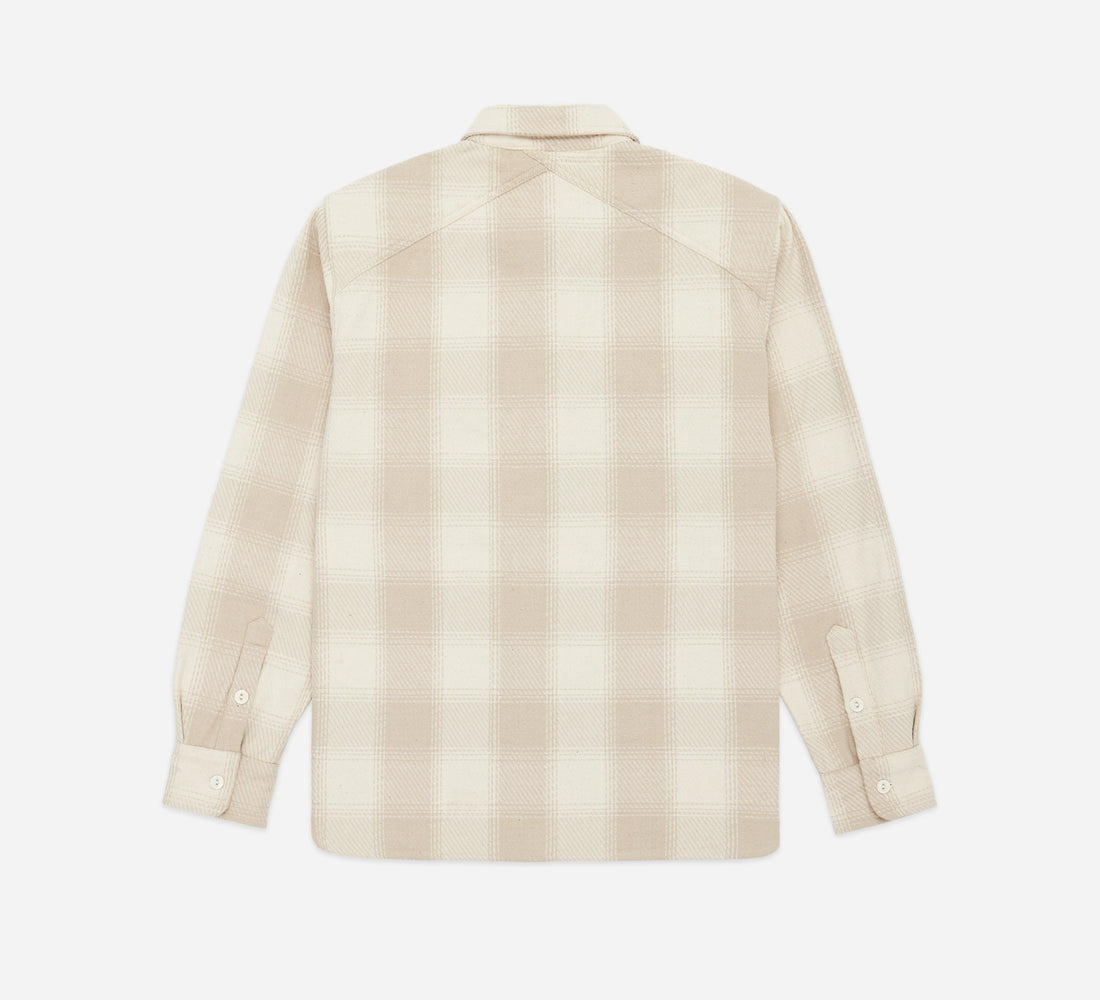 Crosscut Flannel - Alabaster Twill - 2