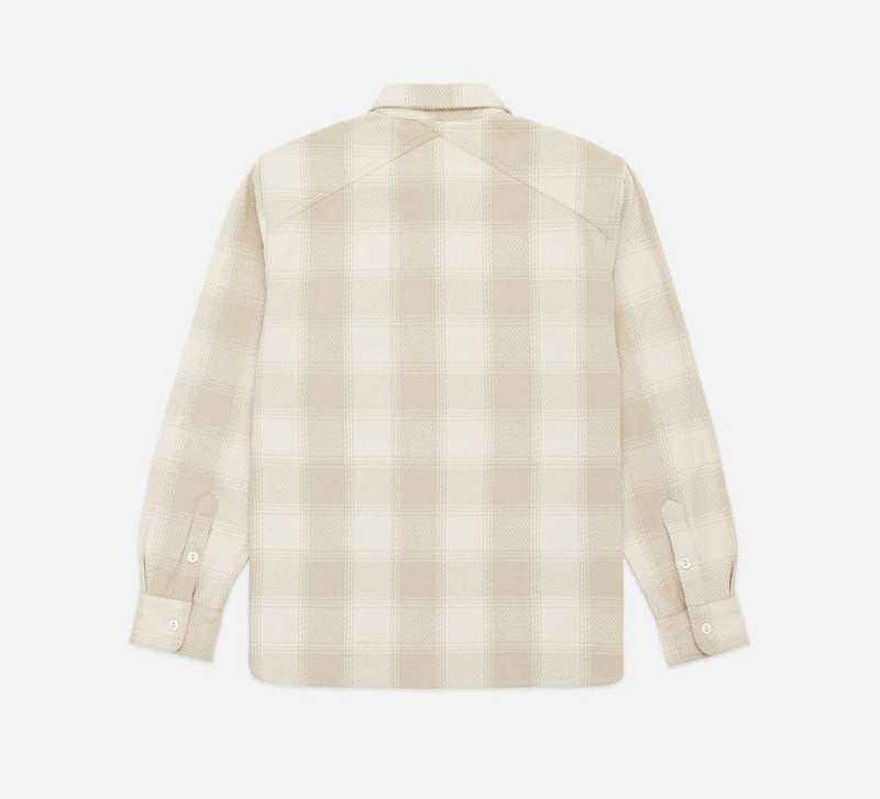 3sixteen Crosscut Flannel - Alabaster Twill outlook
