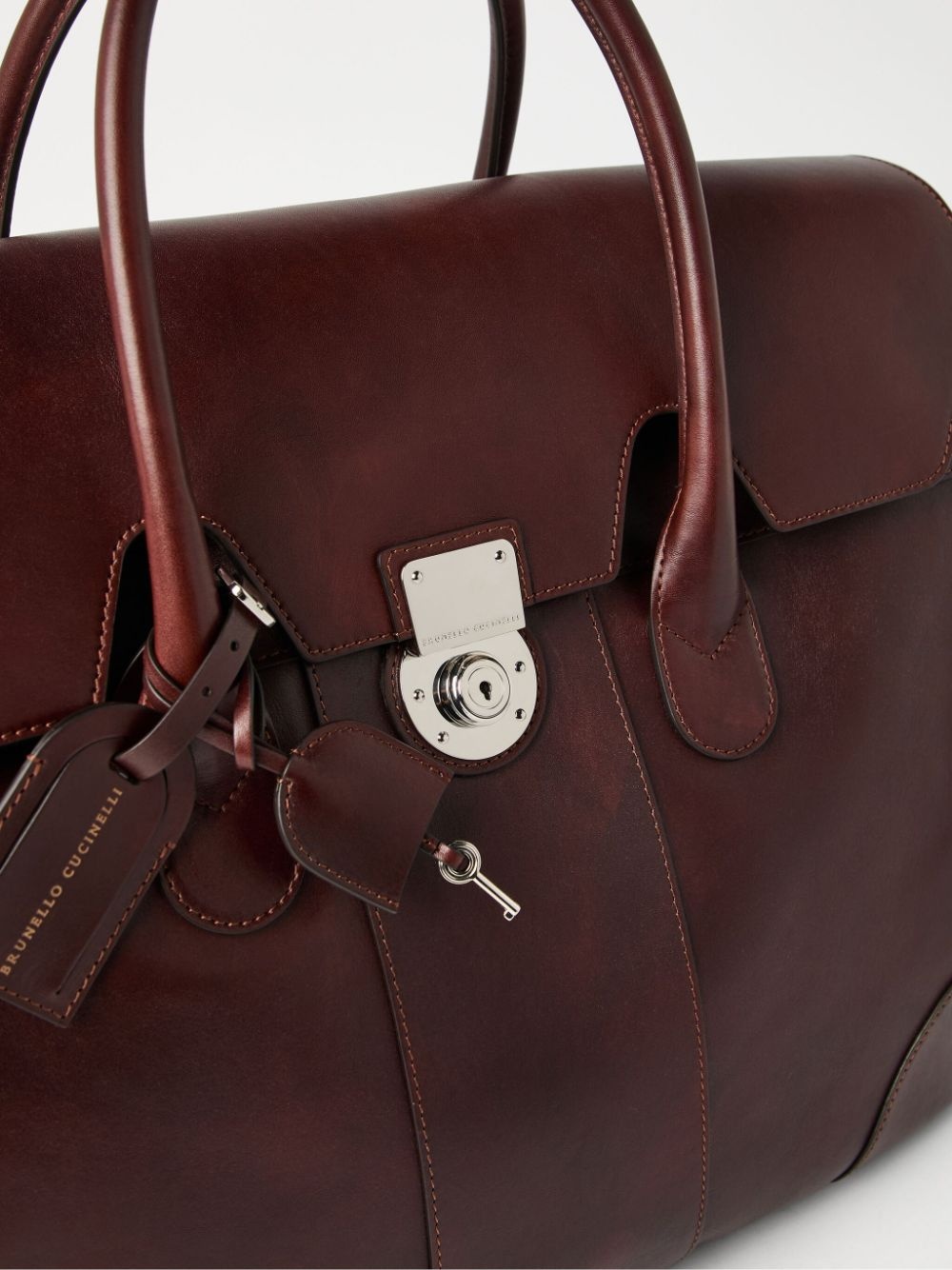 leather luggage bag - 4