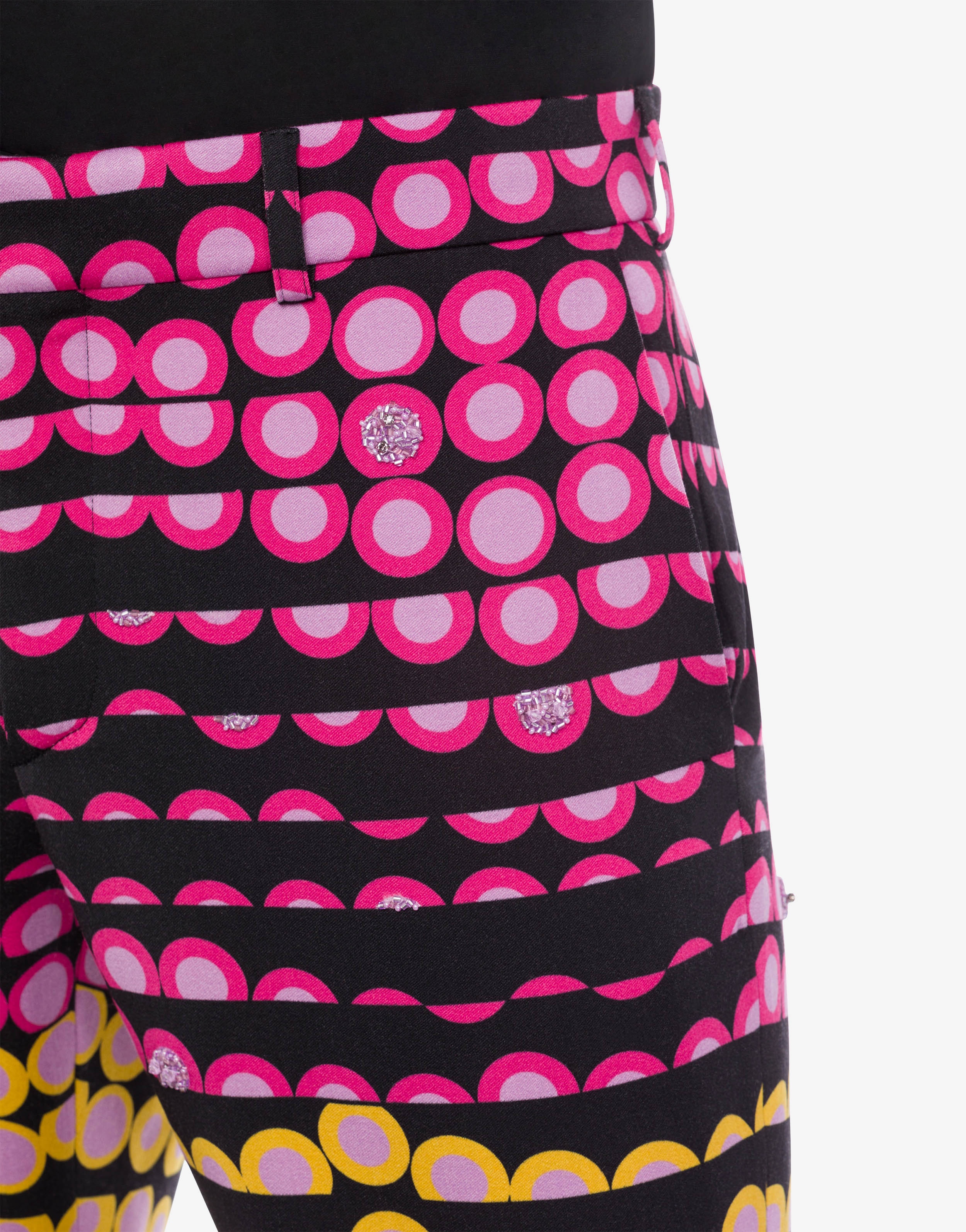 POLKA-DOT WOOL TROUSERS - 4
