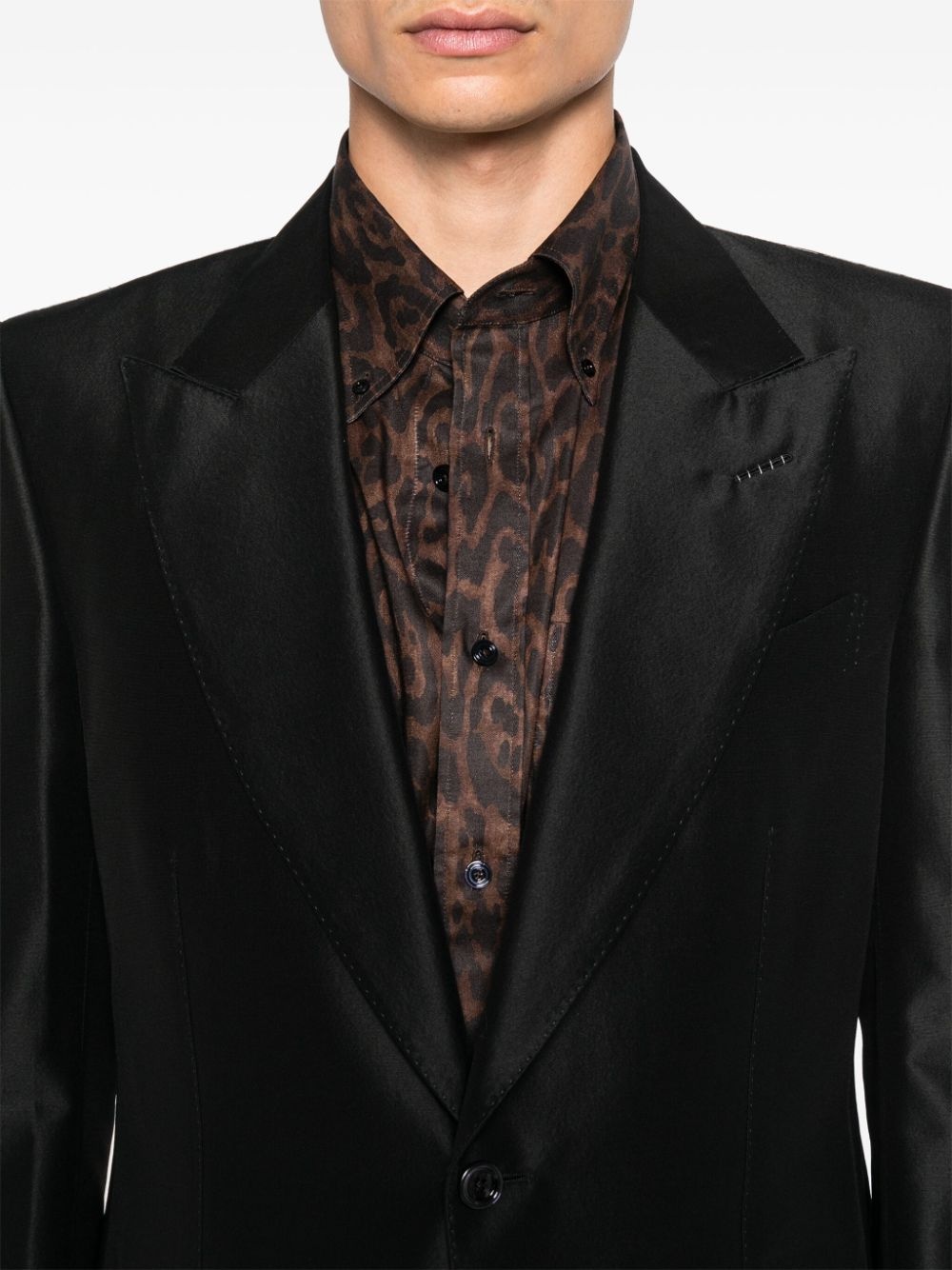 single-breasted blazer - 5