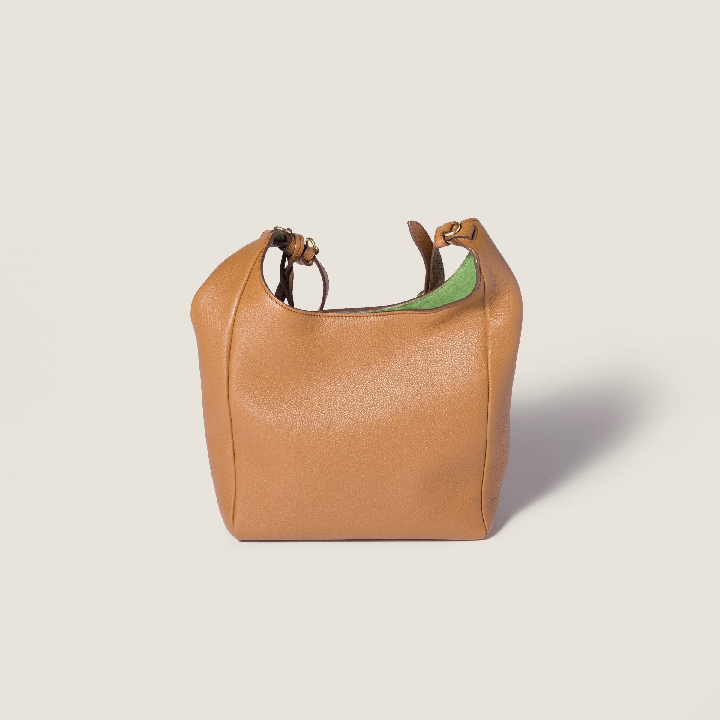 Leather bucket bag - 3