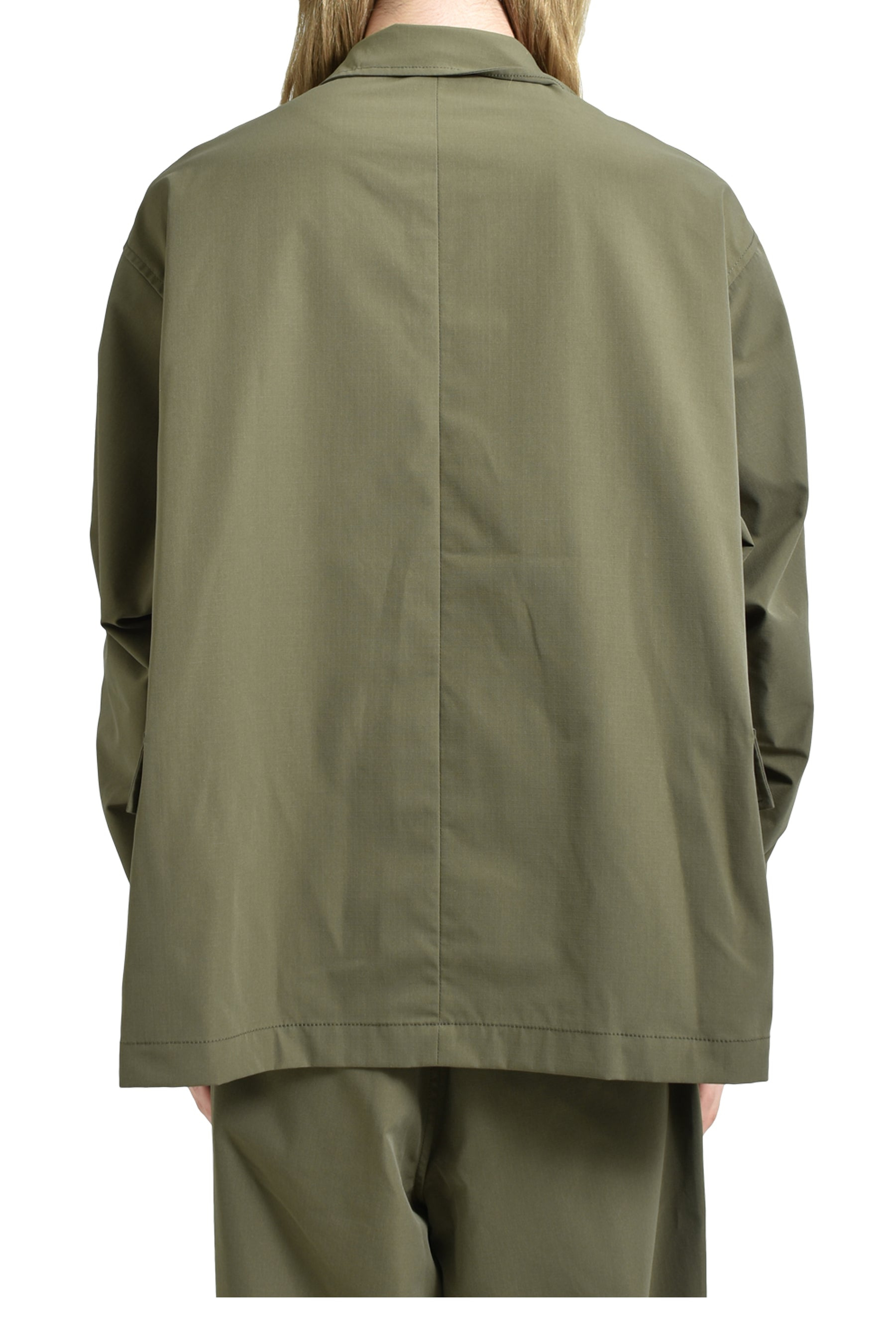 TECH LOOSE 2B JACKET RIPSTOP / OLV - 2