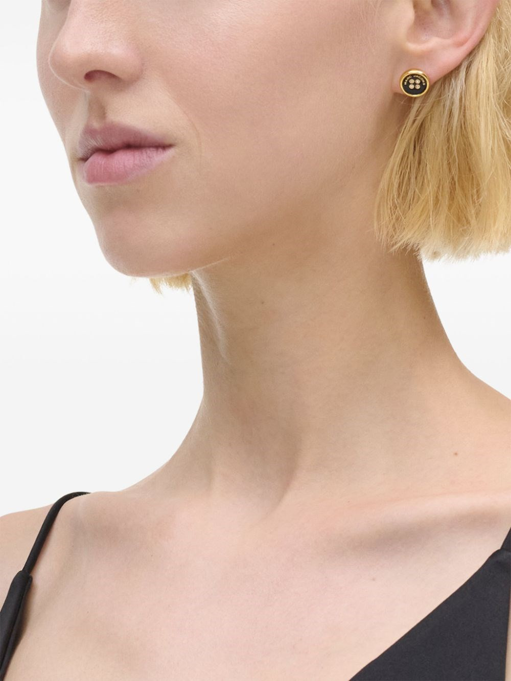The Button Stud Earrings - 3