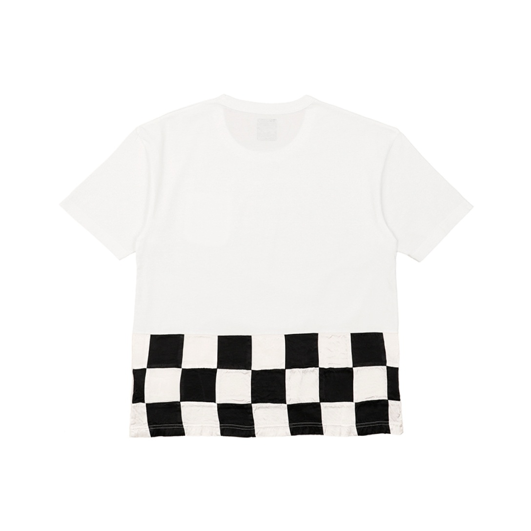 JUMBO TEE S/S CHECKER NAVY - 1