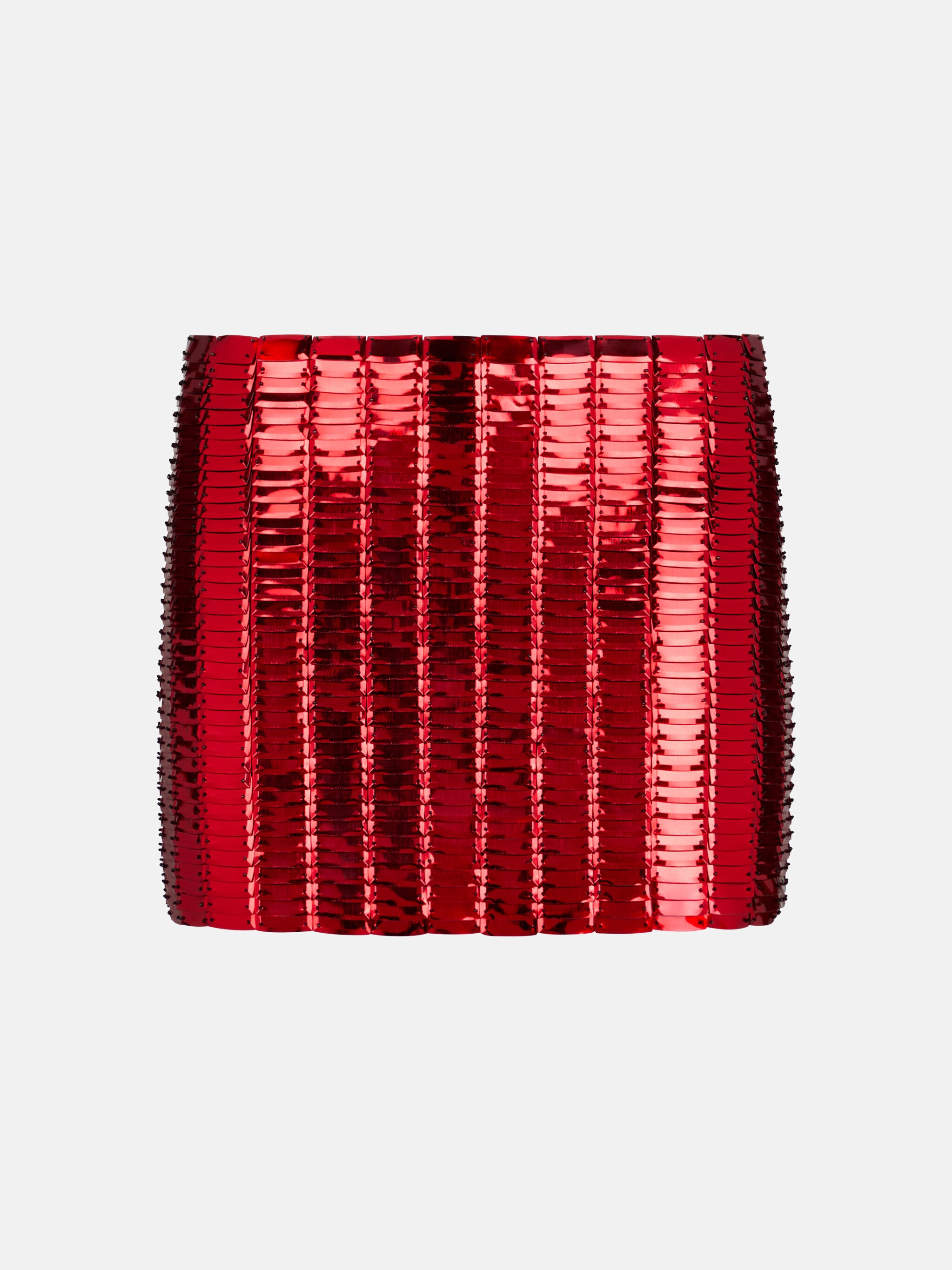 ''RUE'' RED MINI SKIRT - 1