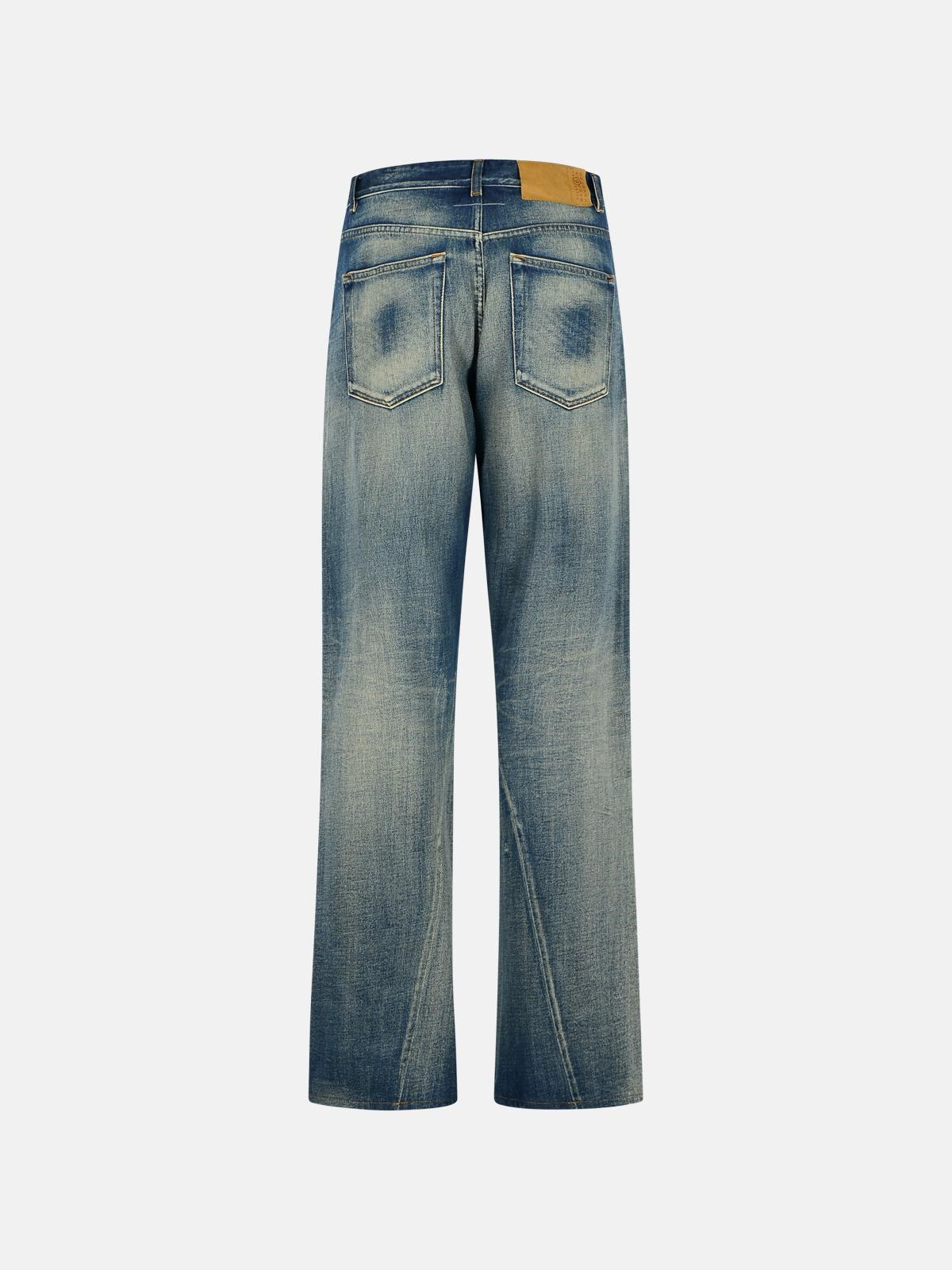 LIGHT BLUE COTTON JEANS - 3