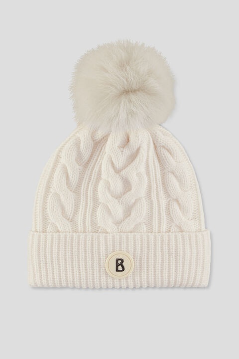 Barbara cashmere hat in Off-white - 1