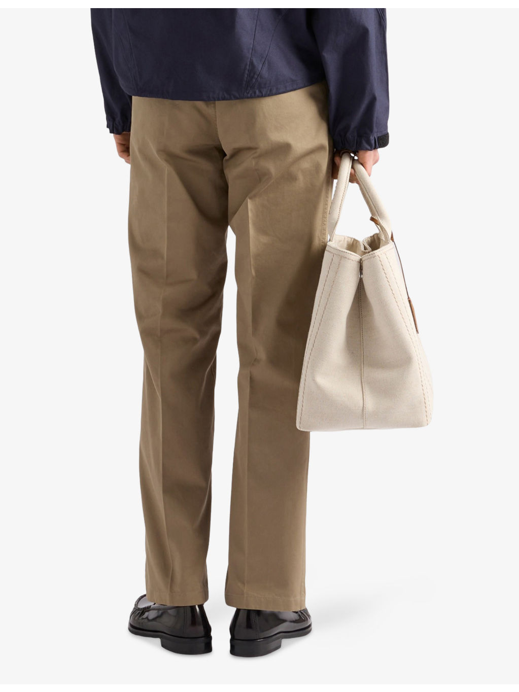 Wide-Leg Cotton Chino Trousers - 4