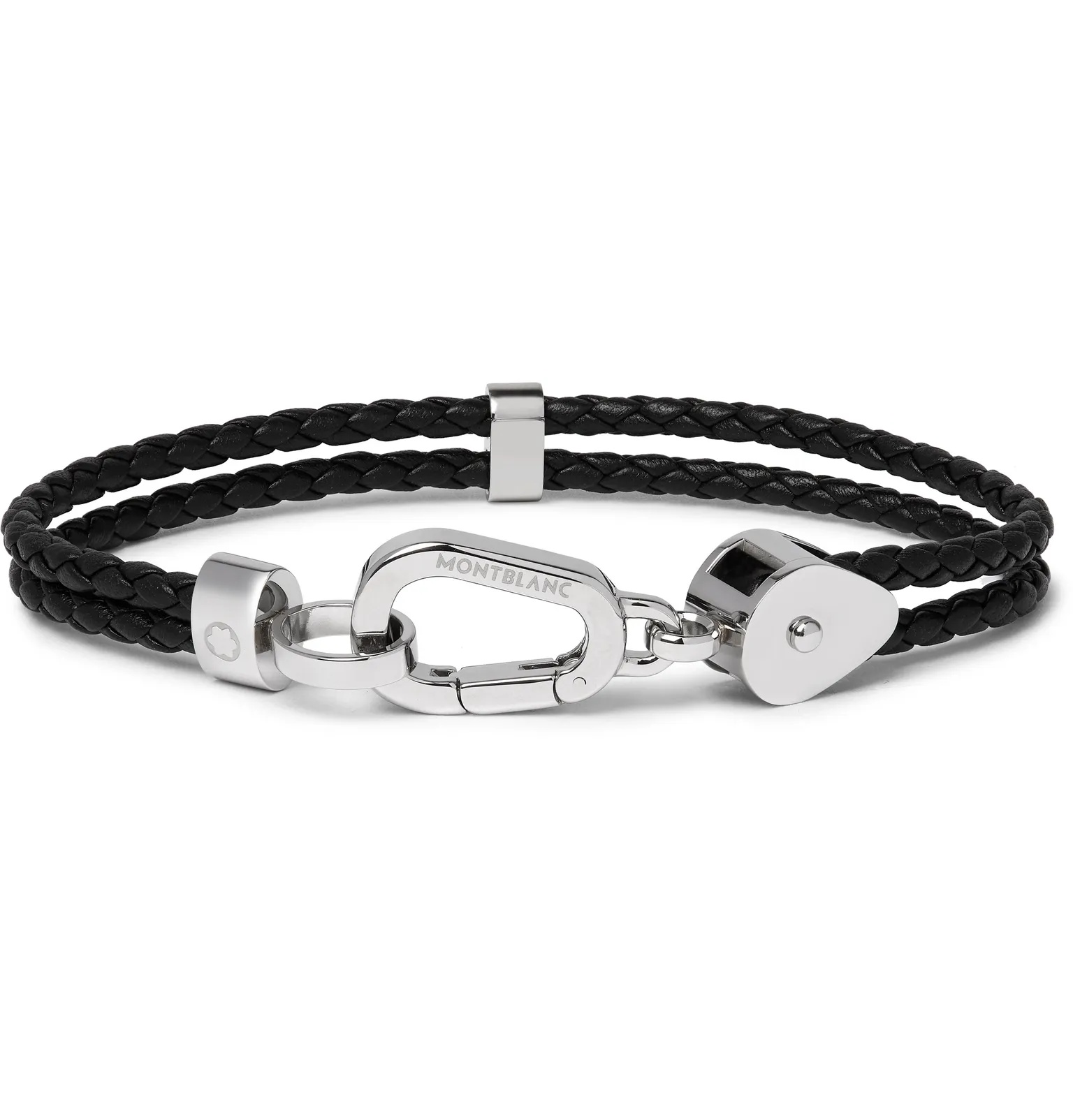 Wrap Me Braided Leather and Stainless Steel Bracelet - 1