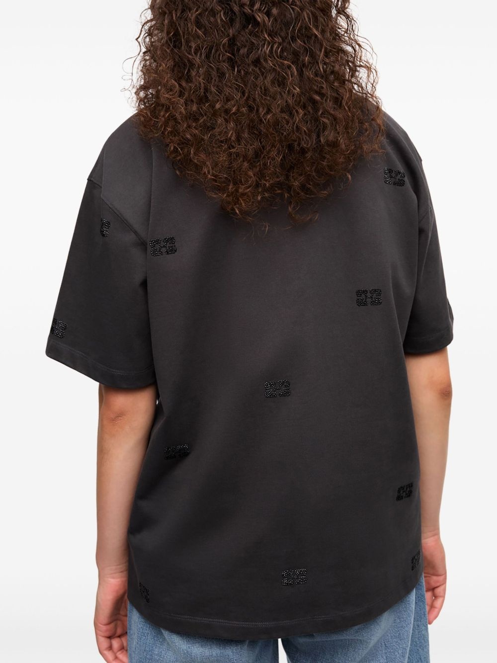 logo-embellished T-shirt - 4