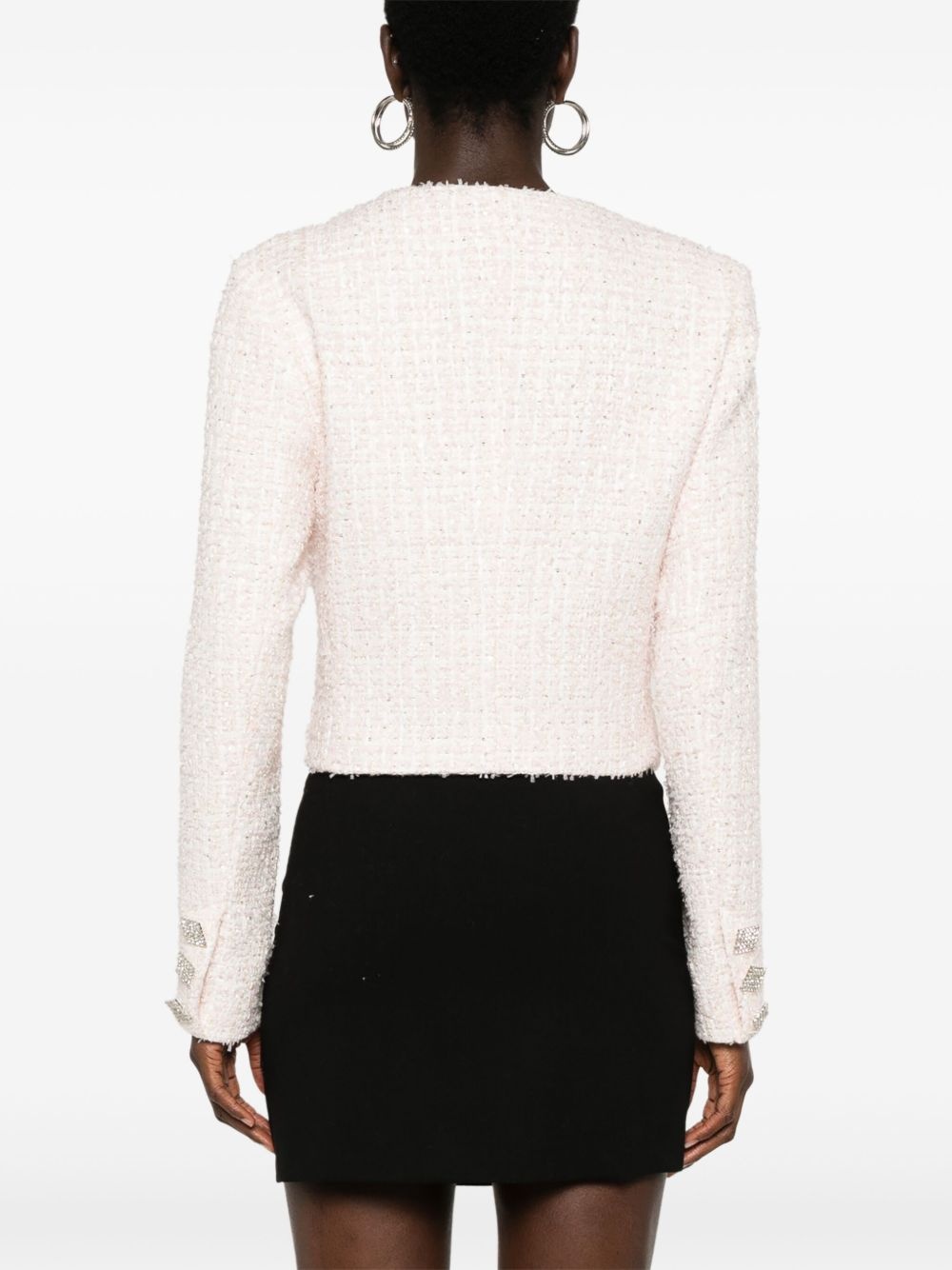 sequin-embellished jacket - 4