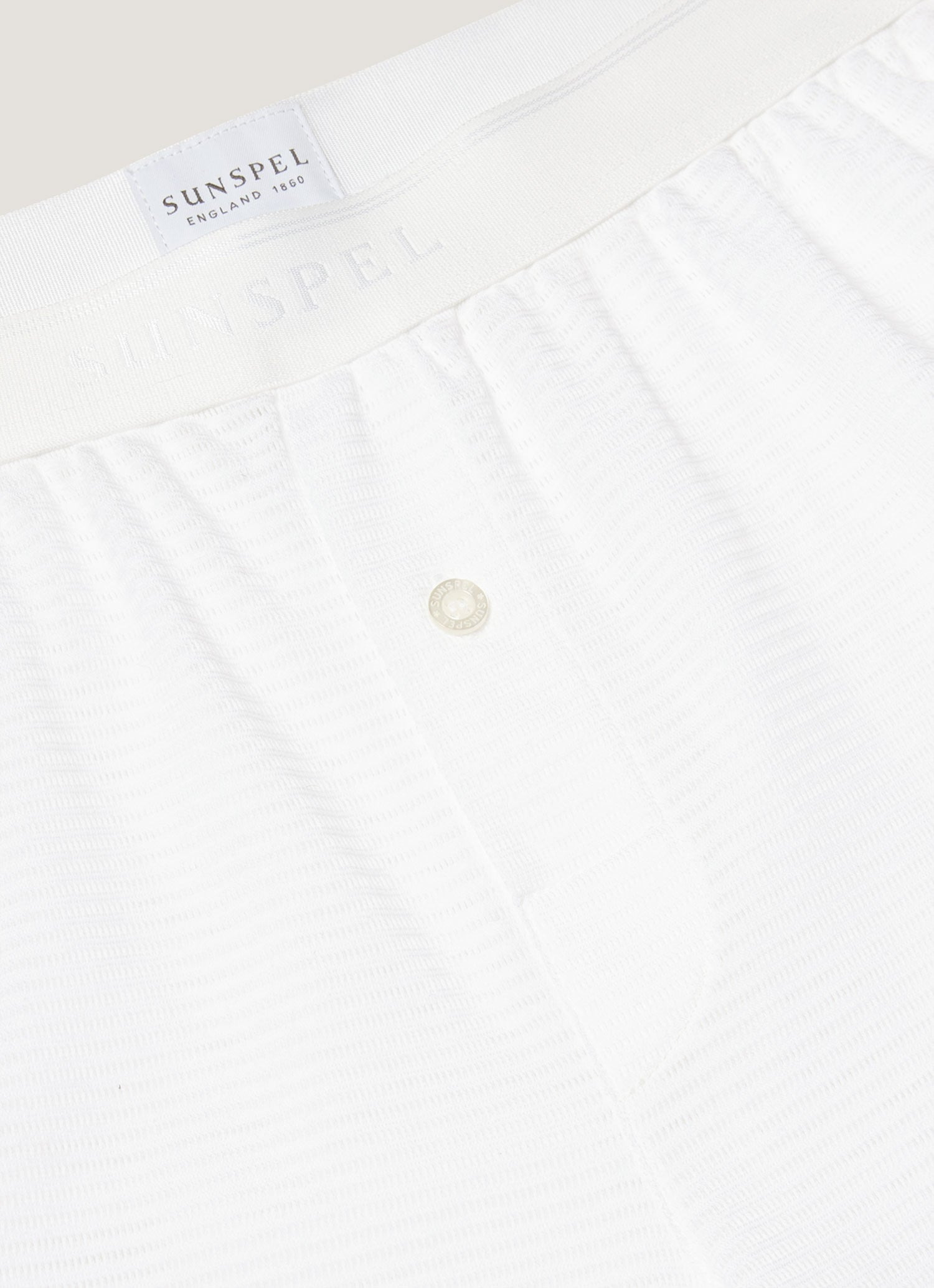 Cellular Cotton One‑Button Boxer Short - 4