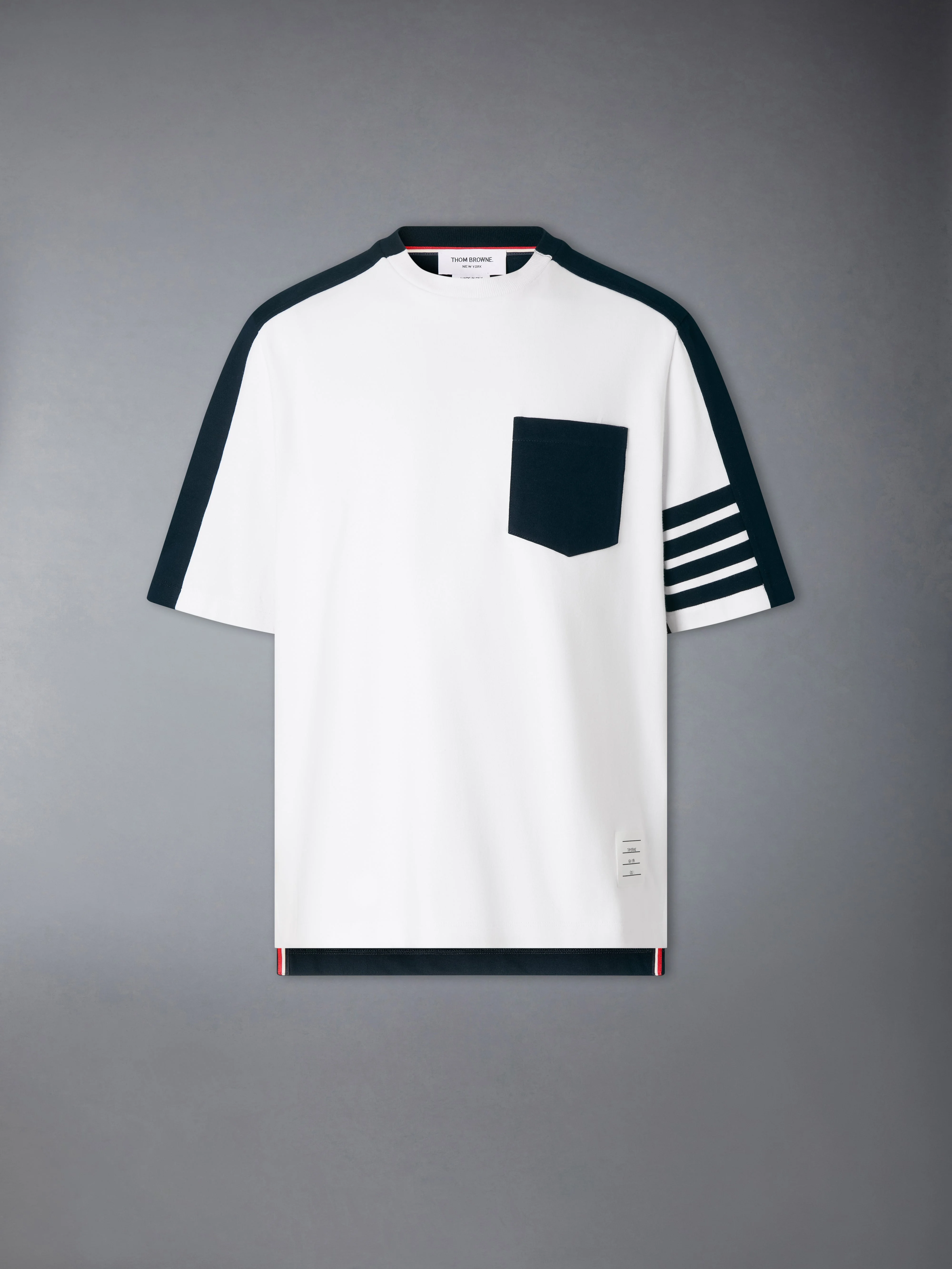 JERSEY 4-BAR COLORBLOCK OVERSIZED TEE - 1