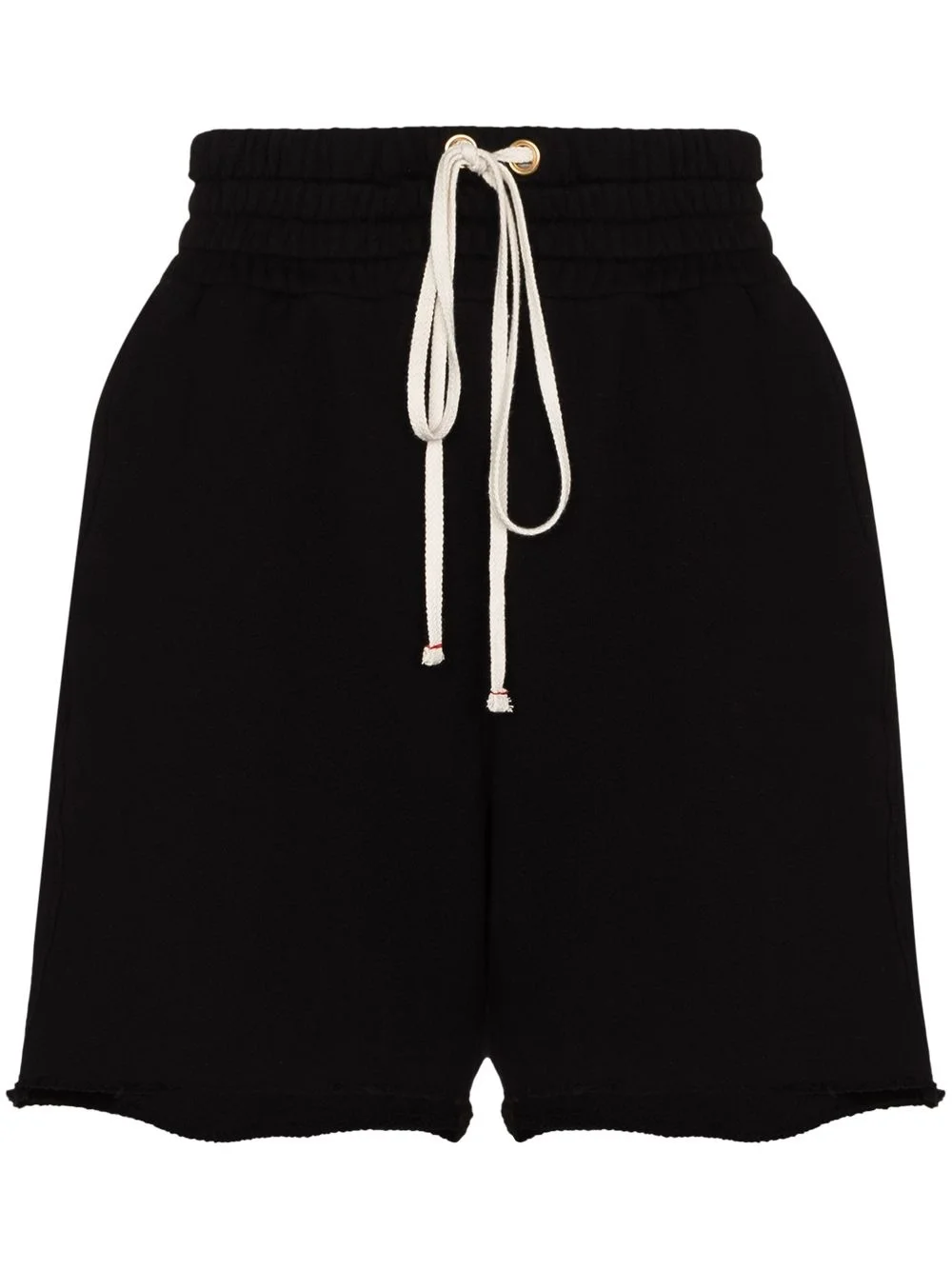 drawstring cotton shorts - 1