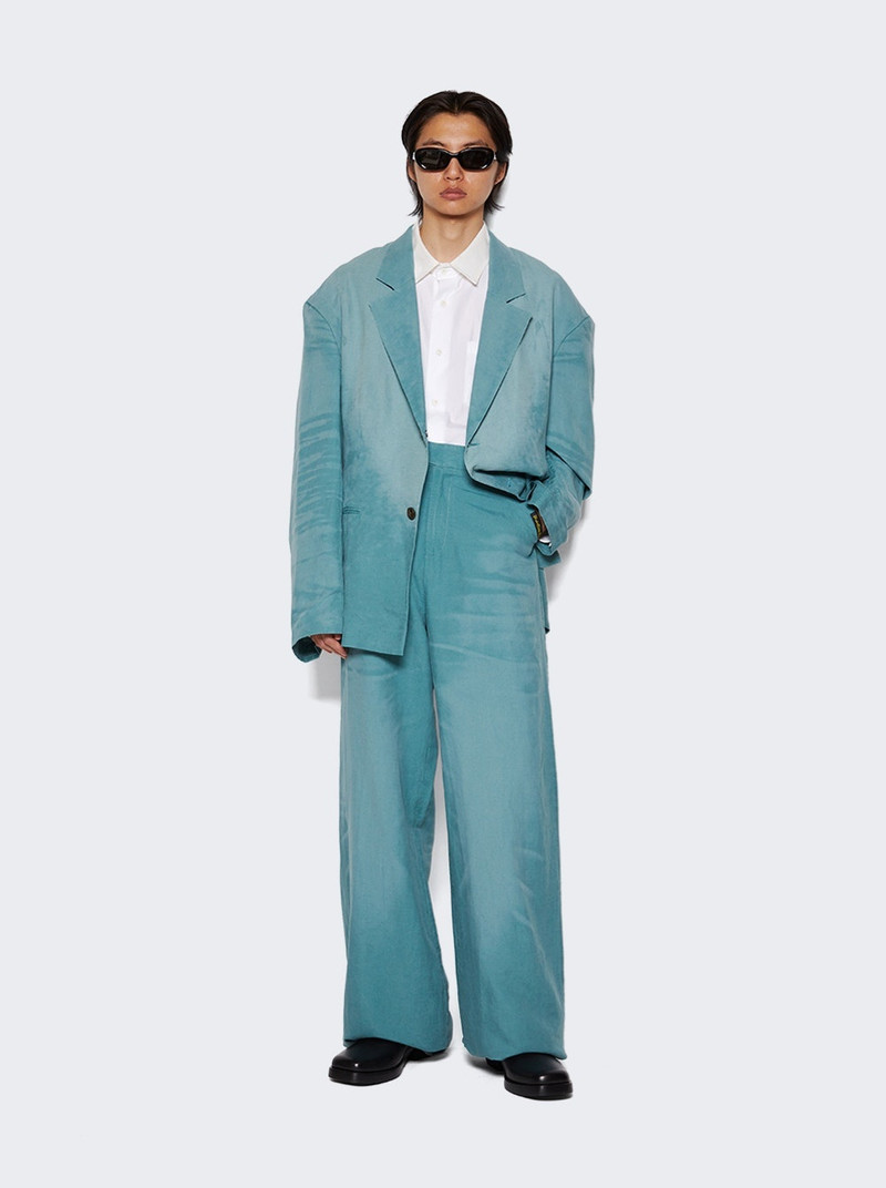 Martine Rose Single Breasted Jacket Teal outlook