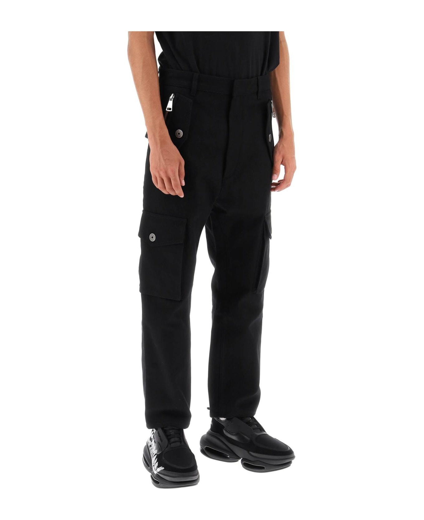 Cotton Cargo Pants - 2