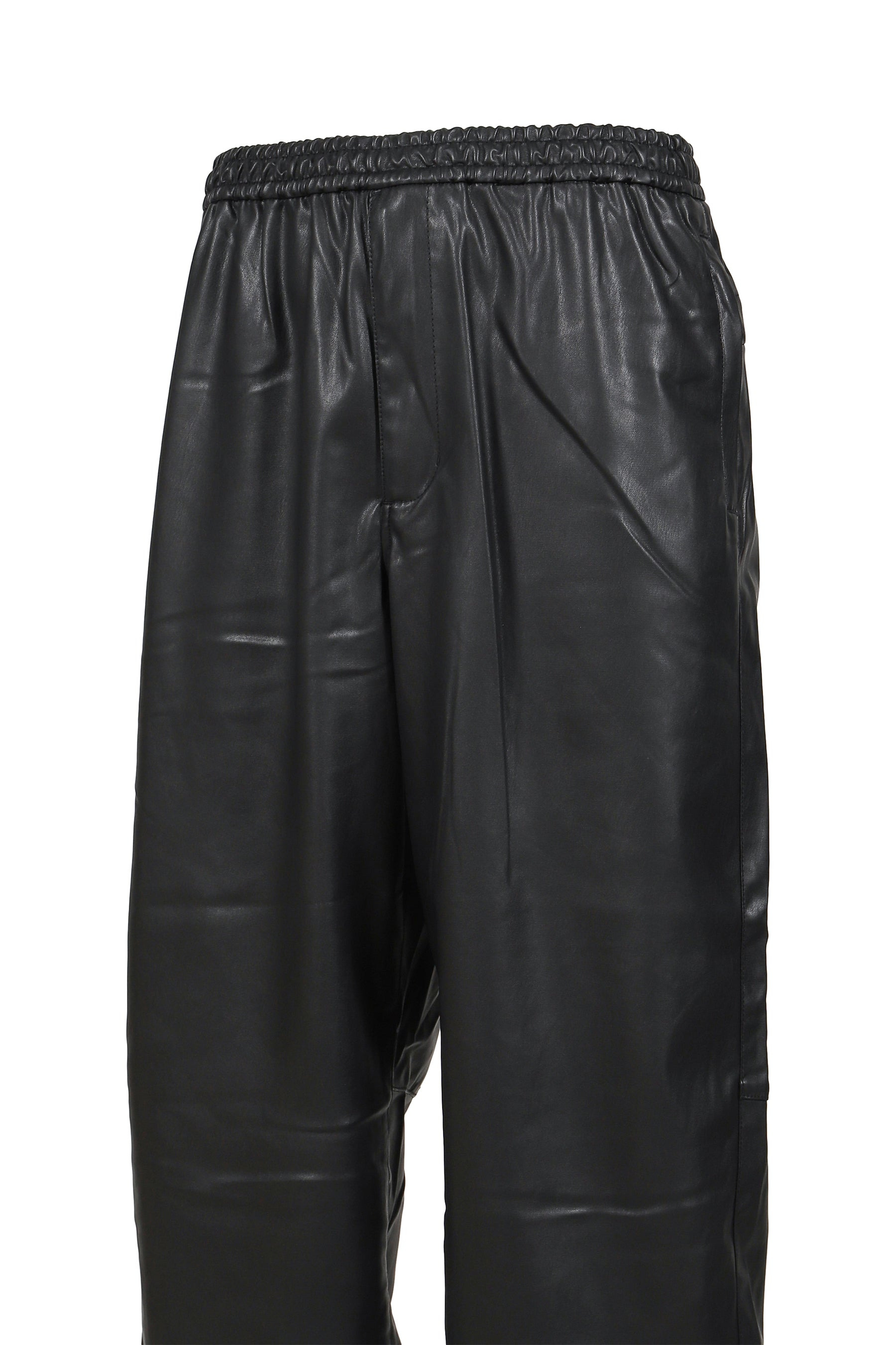 TECH SYNTHETIC SKIN WINDBREAKER PANTS / BLK - 4