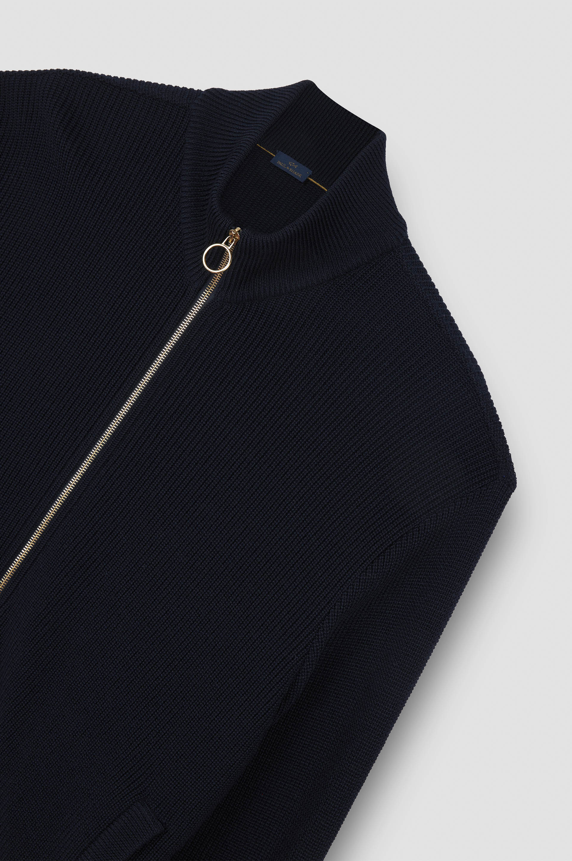 ZIP-UP CARDIGAN IN TECH WOOL - 5