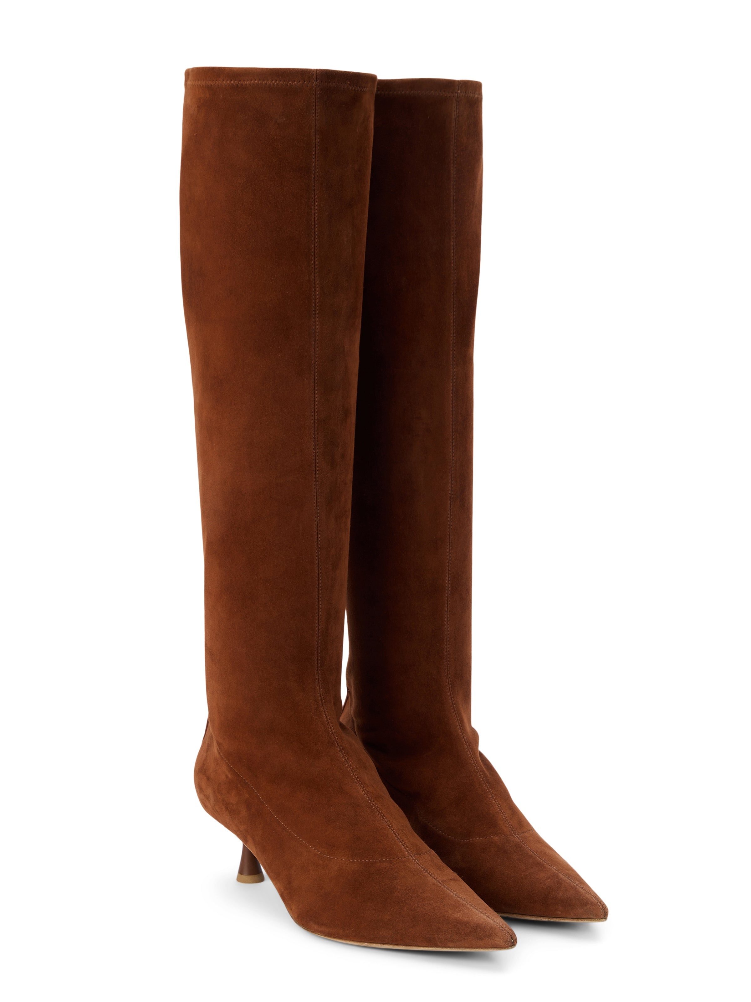 Emilie Suede Kitten Heel Boot - 2