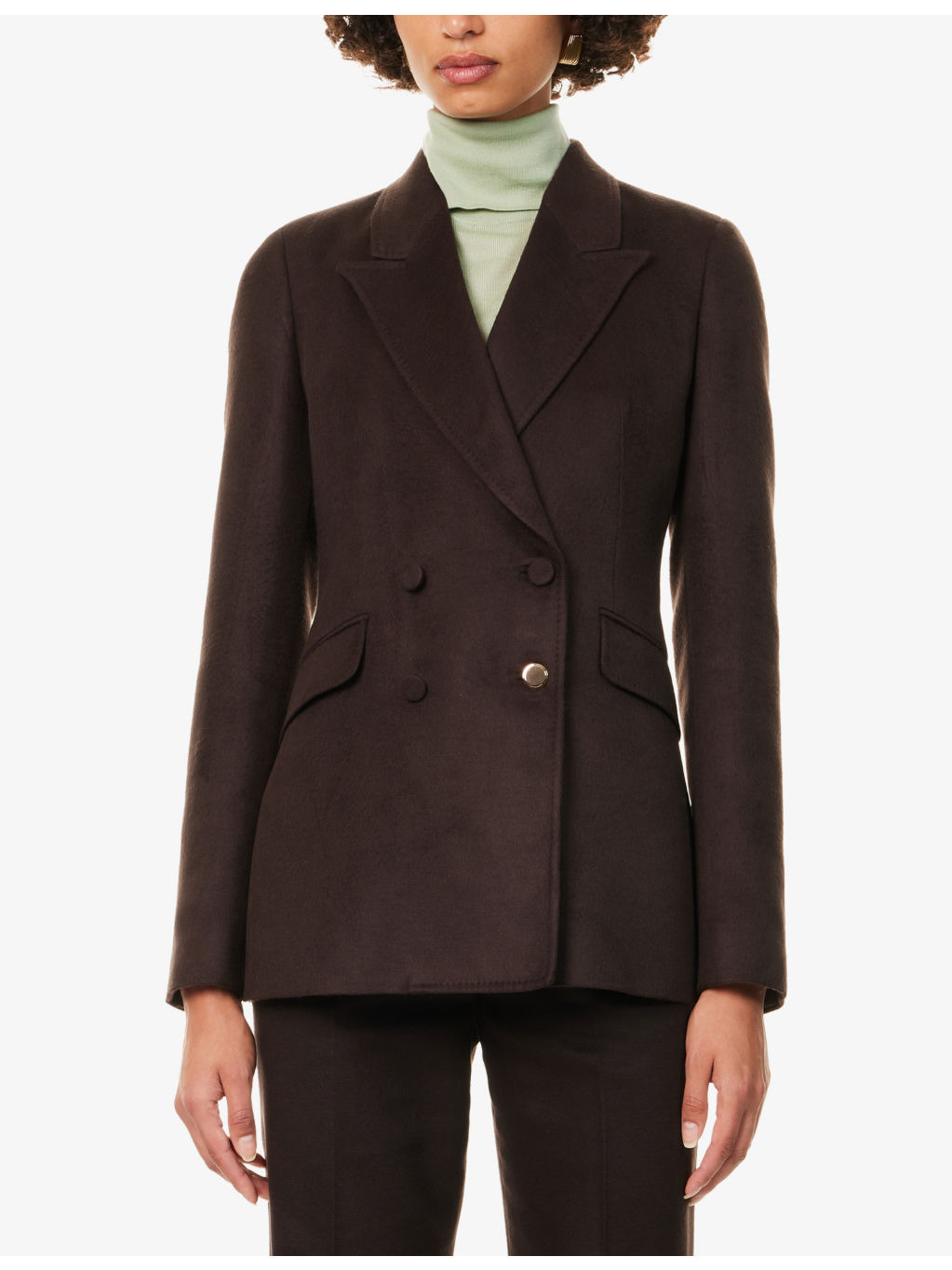 Stephanie Brushed Silk Blazer - 3