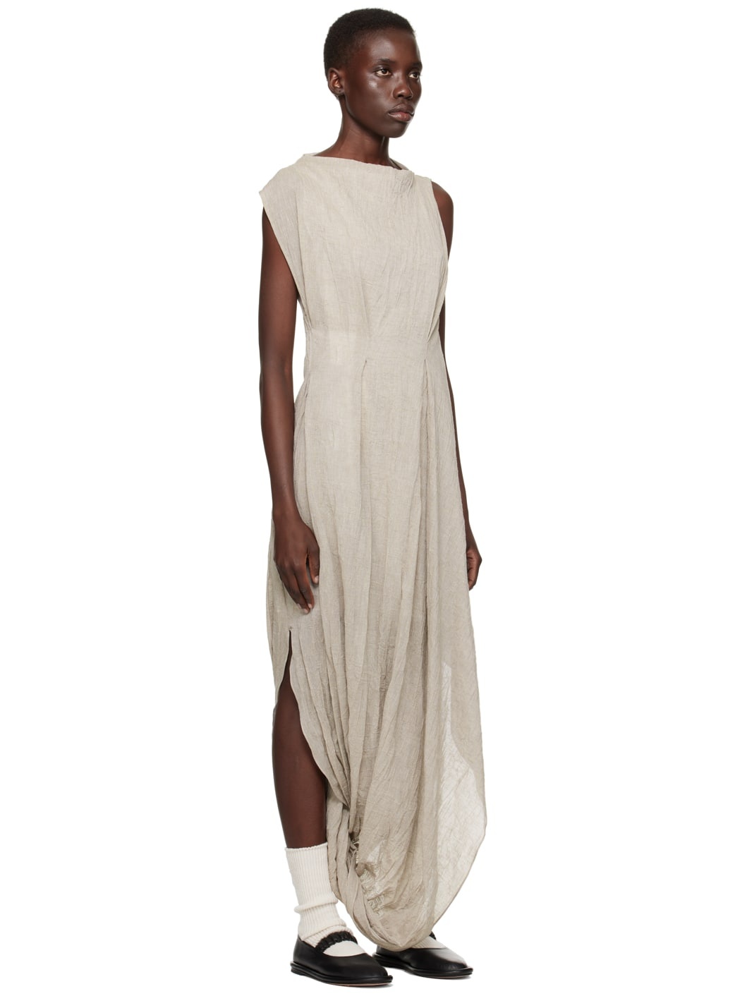 Taupe Twist Maxi Dress - 2