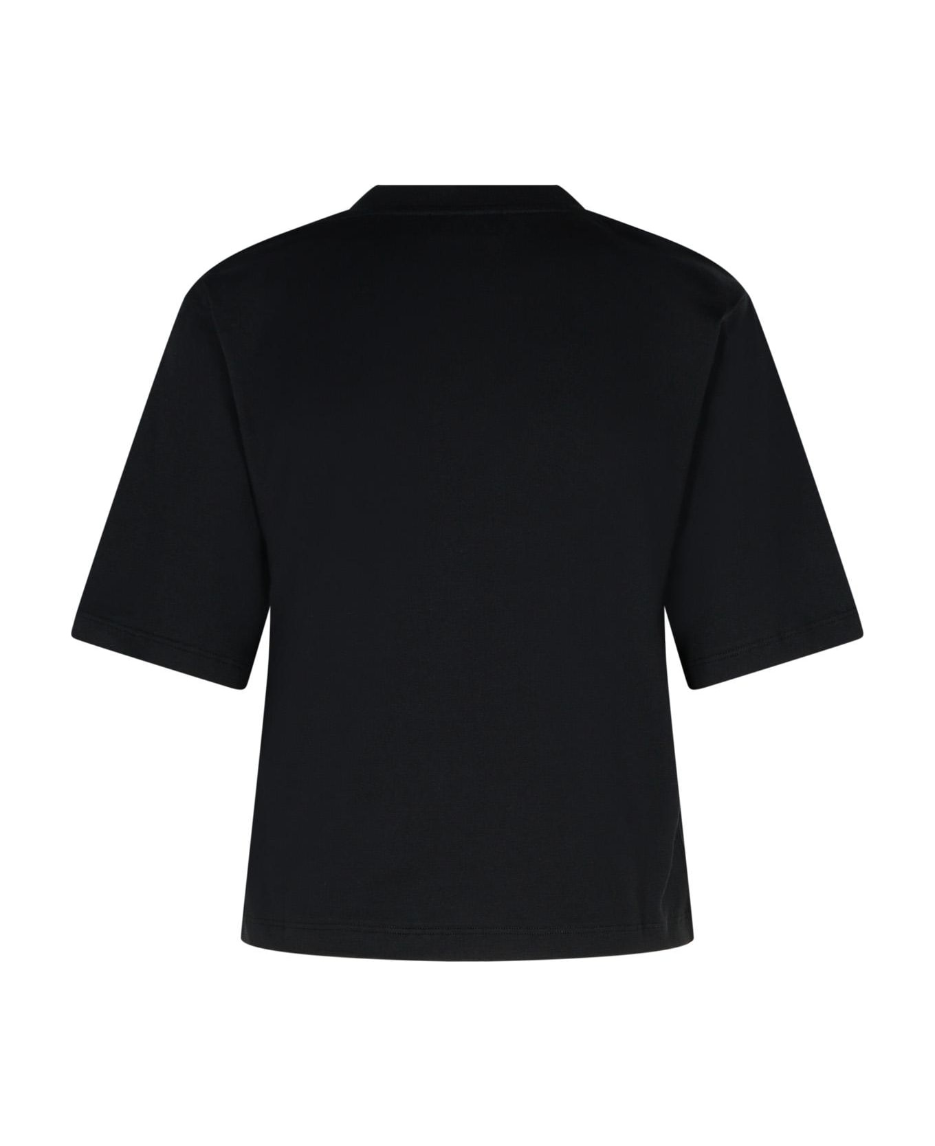 Black Cotton T-shirt - 3