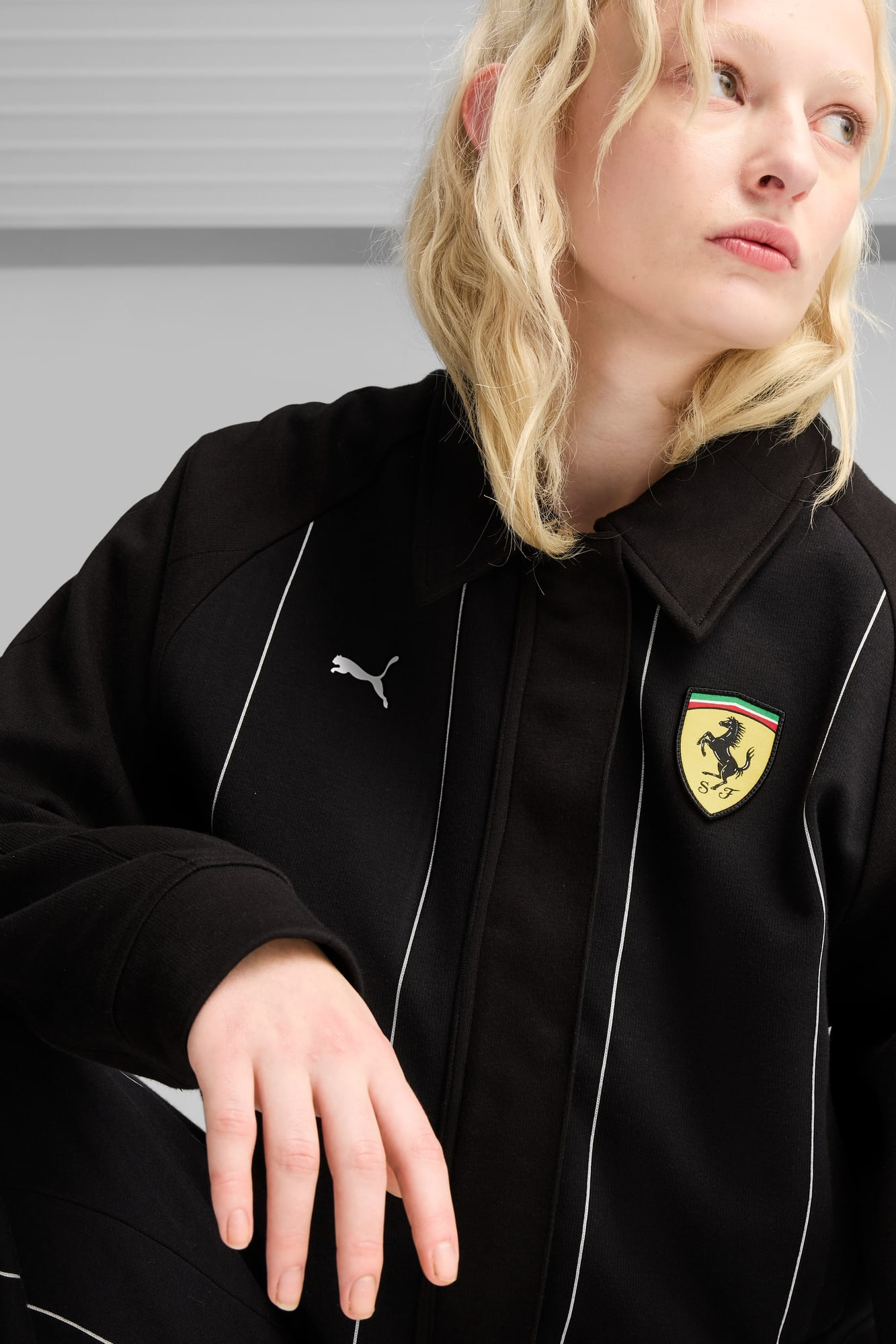 Scuderia Ferrari Women's Zip-Up Jacket - 4