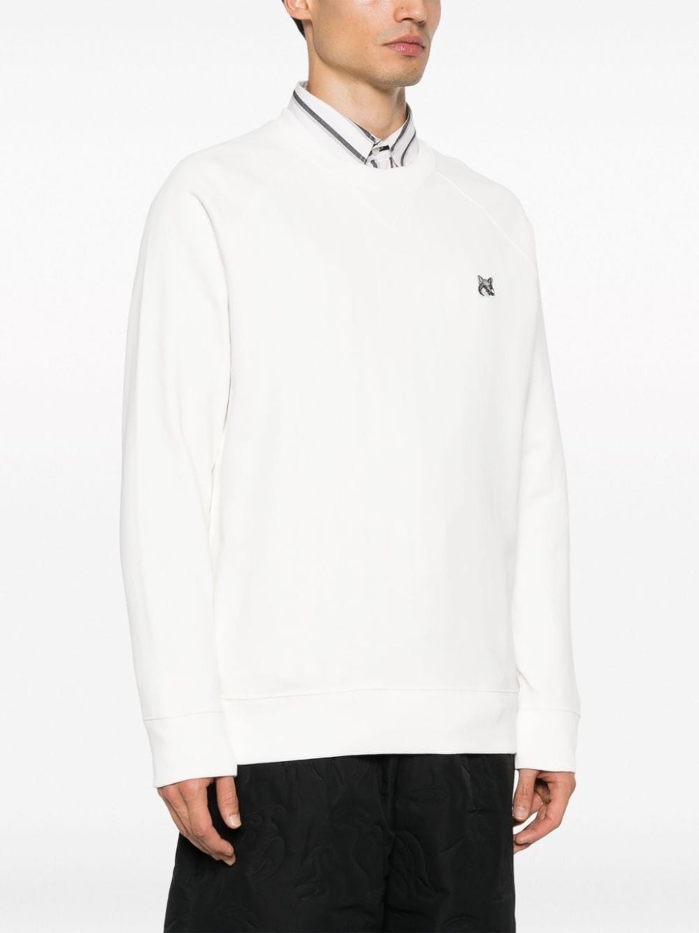 Fox Head-motif cotton sweatshirt - 3