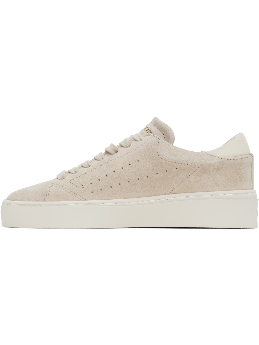 Taupe Court Suede Sneakers - 3