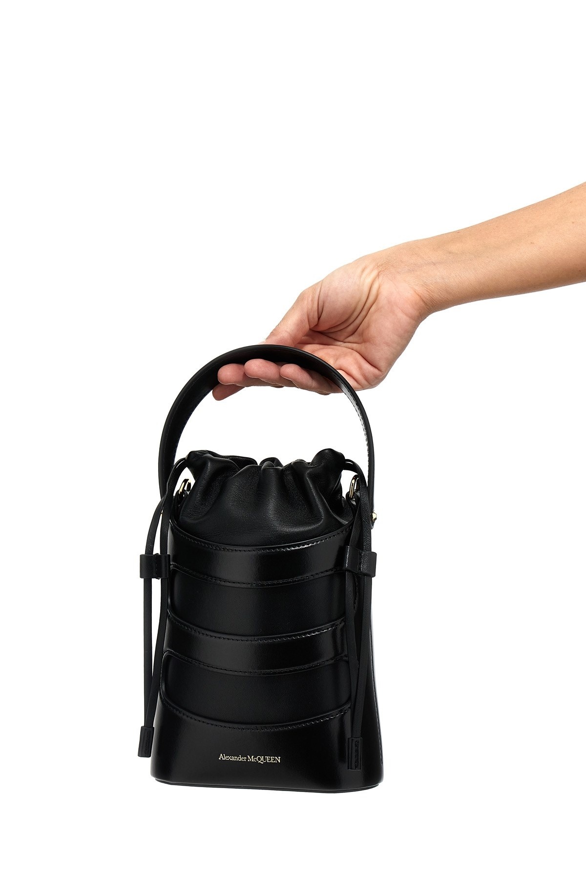 【Alexander McQueen】THE RISE MINI BUCKET◆7959001VPGI 7959001VPGI The rise mini bucket bag – Gito Stores