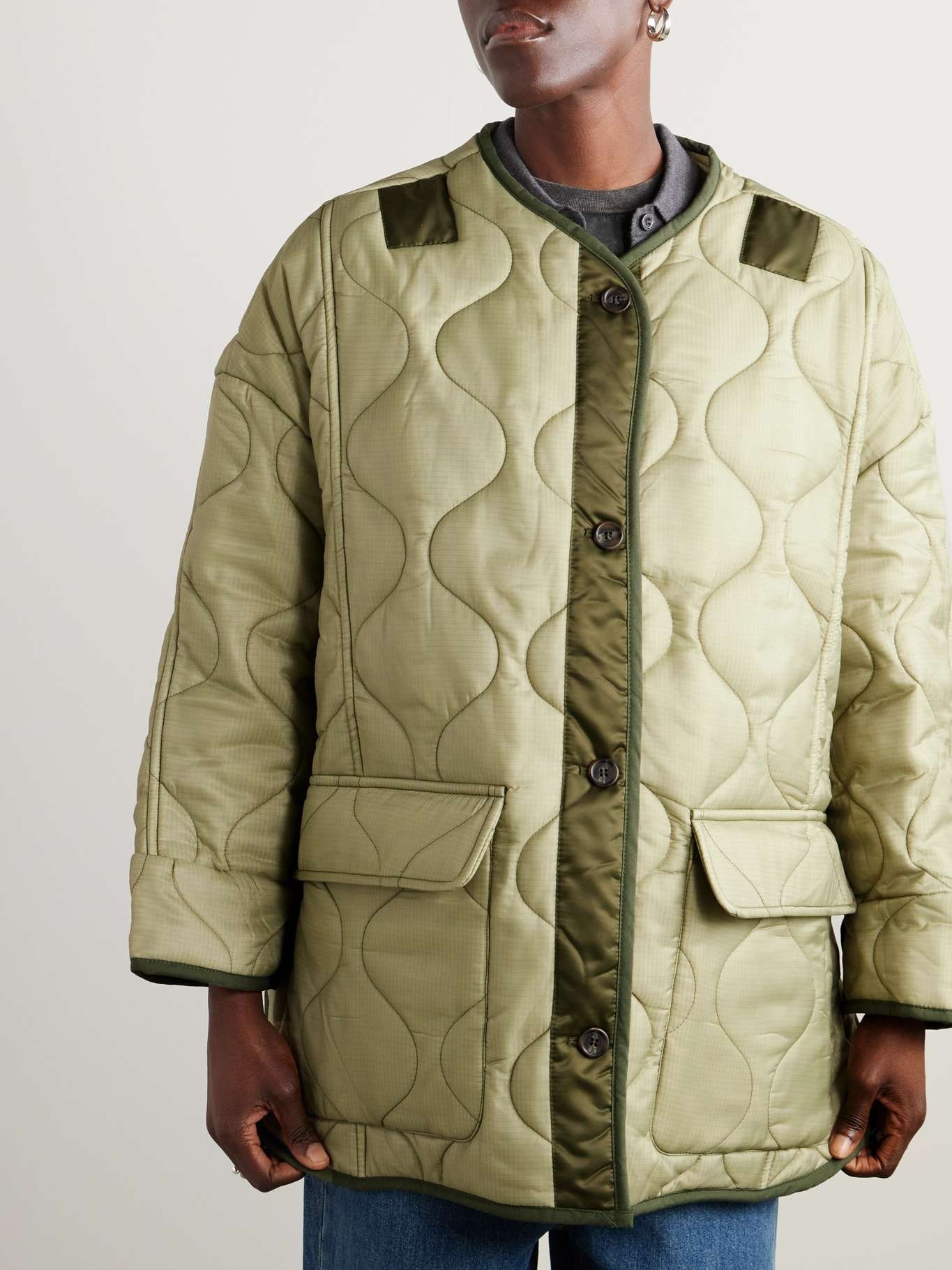 Quilted padded ripstop jacket - 3