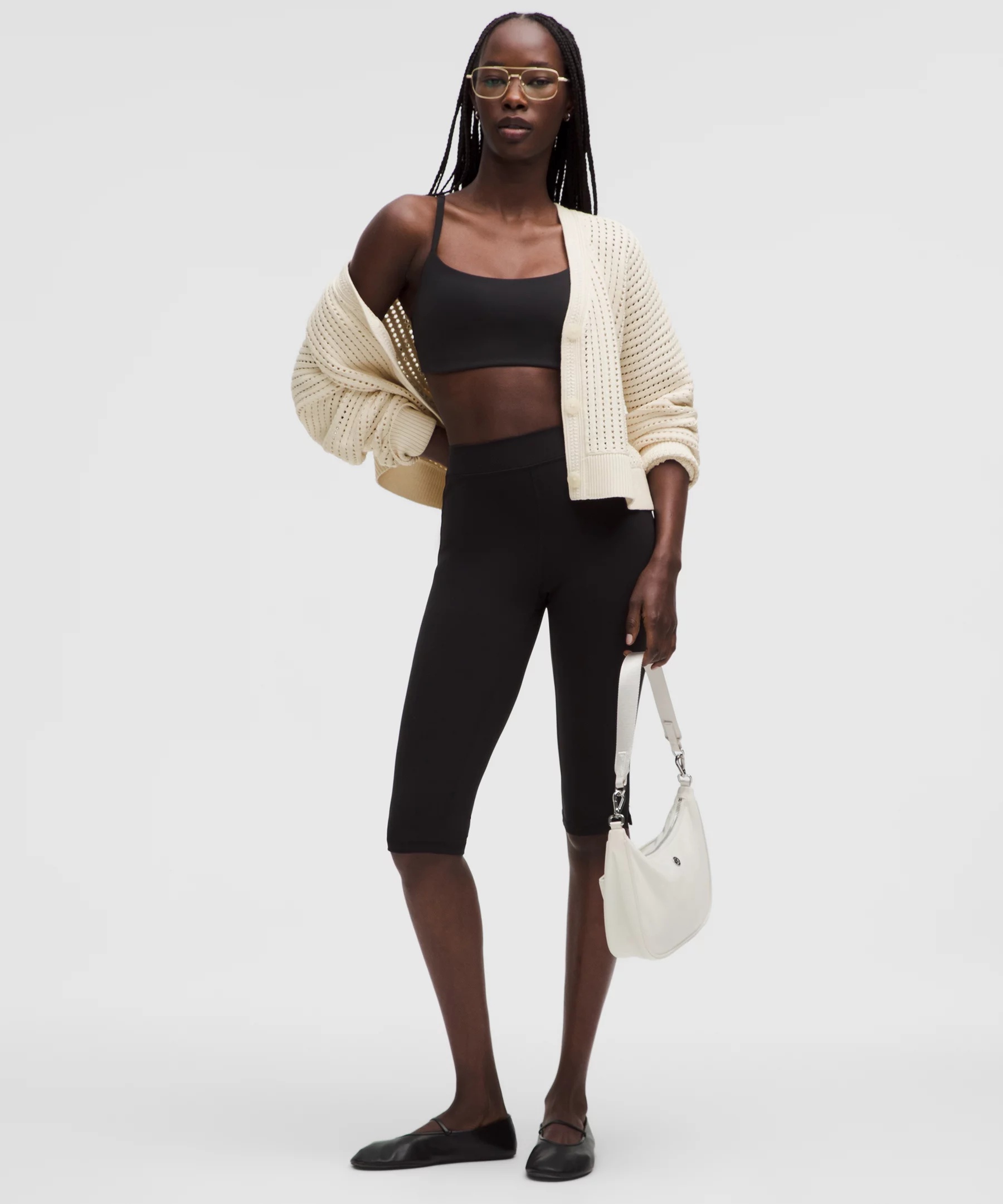 Cotton Crochet Mesh Relaxed-Fit Cardigan - 2